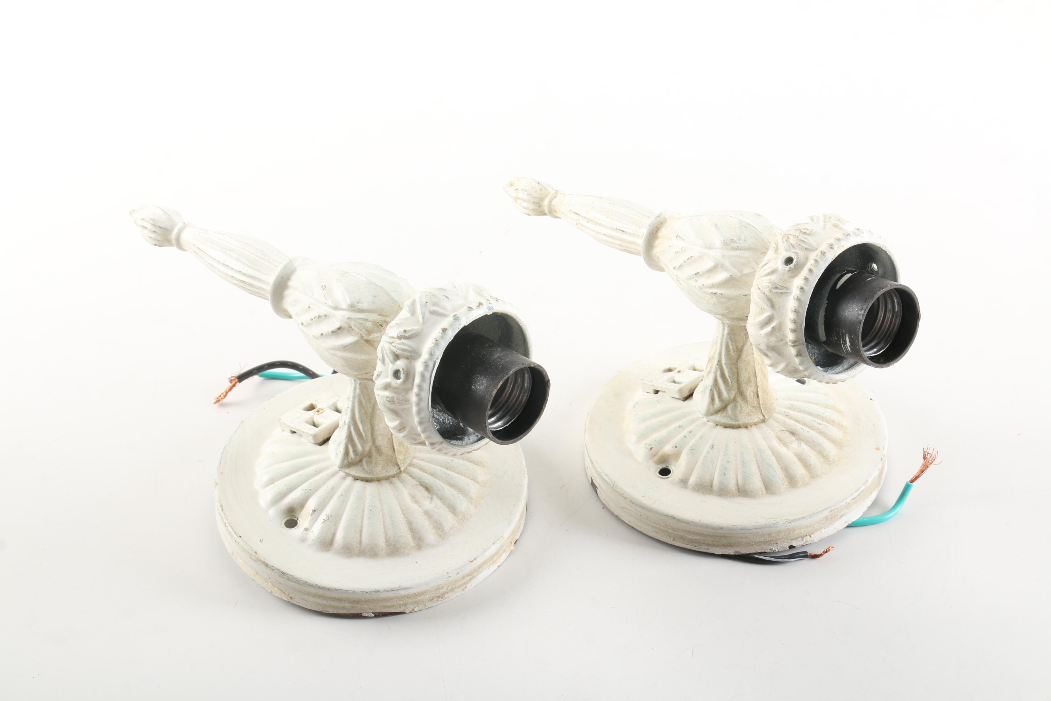 Pair of Vintage Philip Carey Wall Sconces