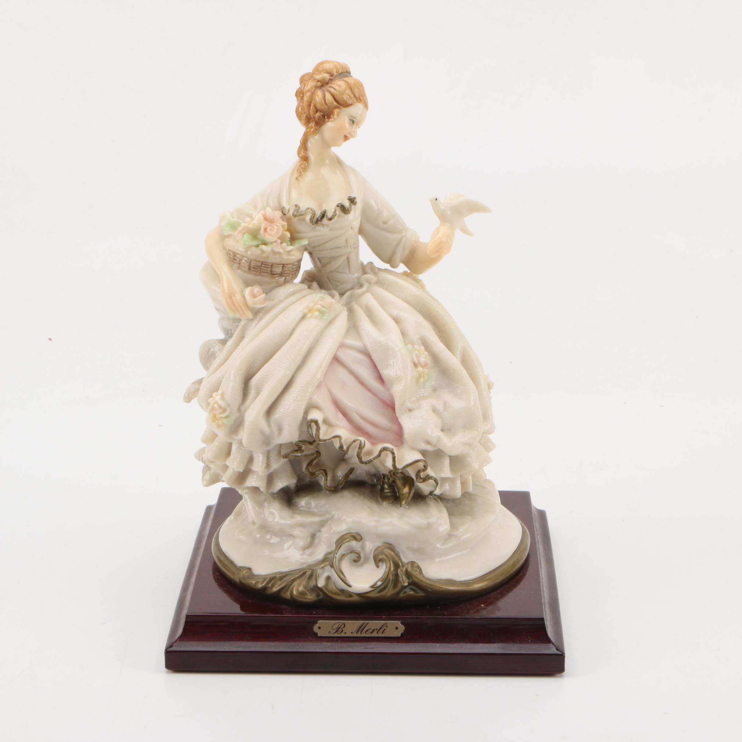 Capodimonte B. Merli Porcelain Figurine