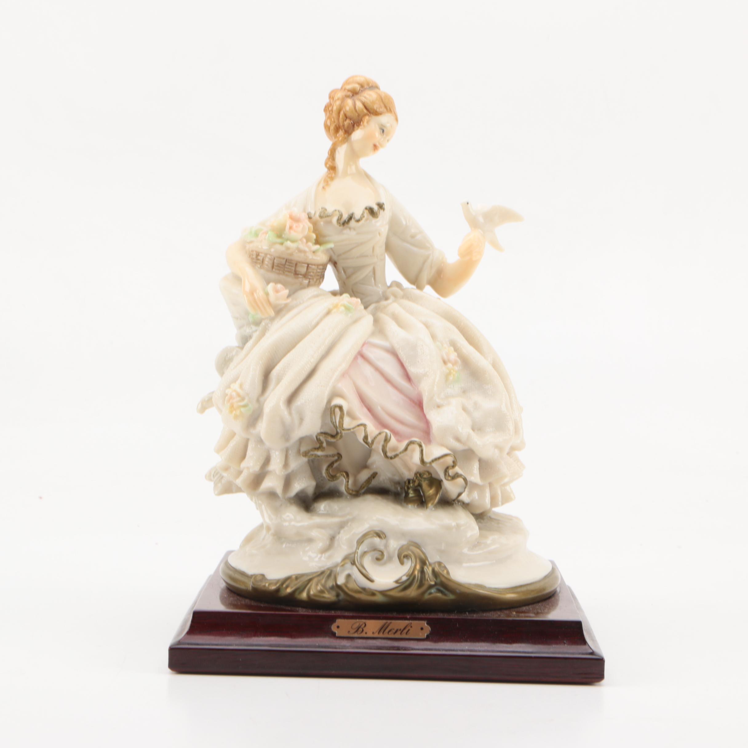 Capodimonte B. Merli Porcelain Figurine