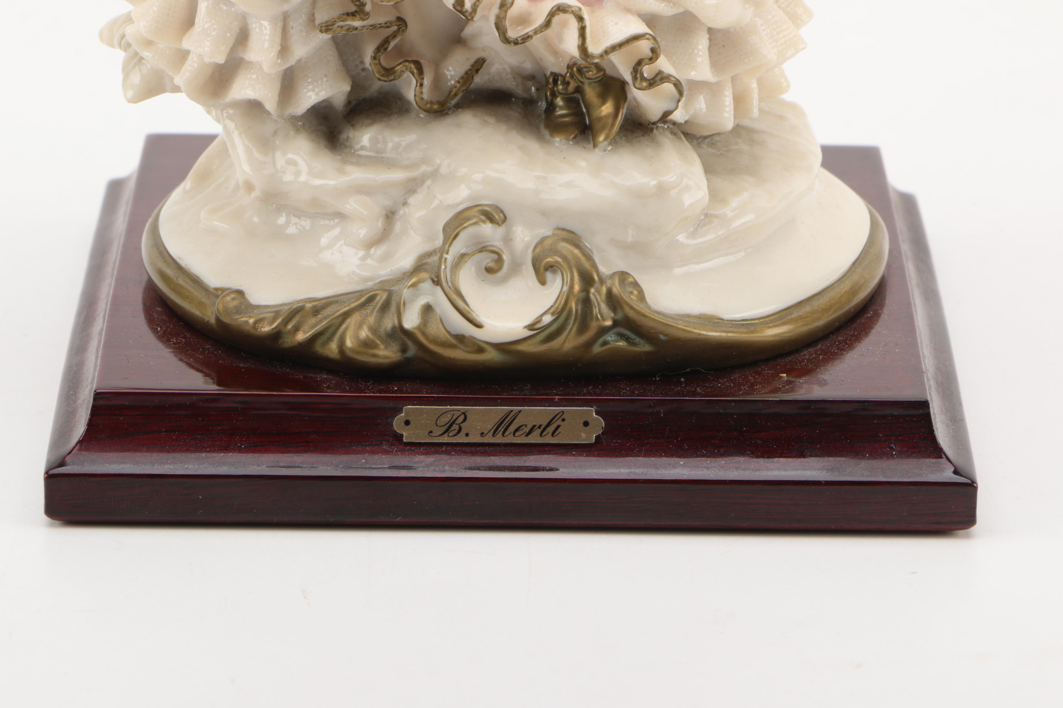 Capodimonte B. Merli Porcelain Figurine