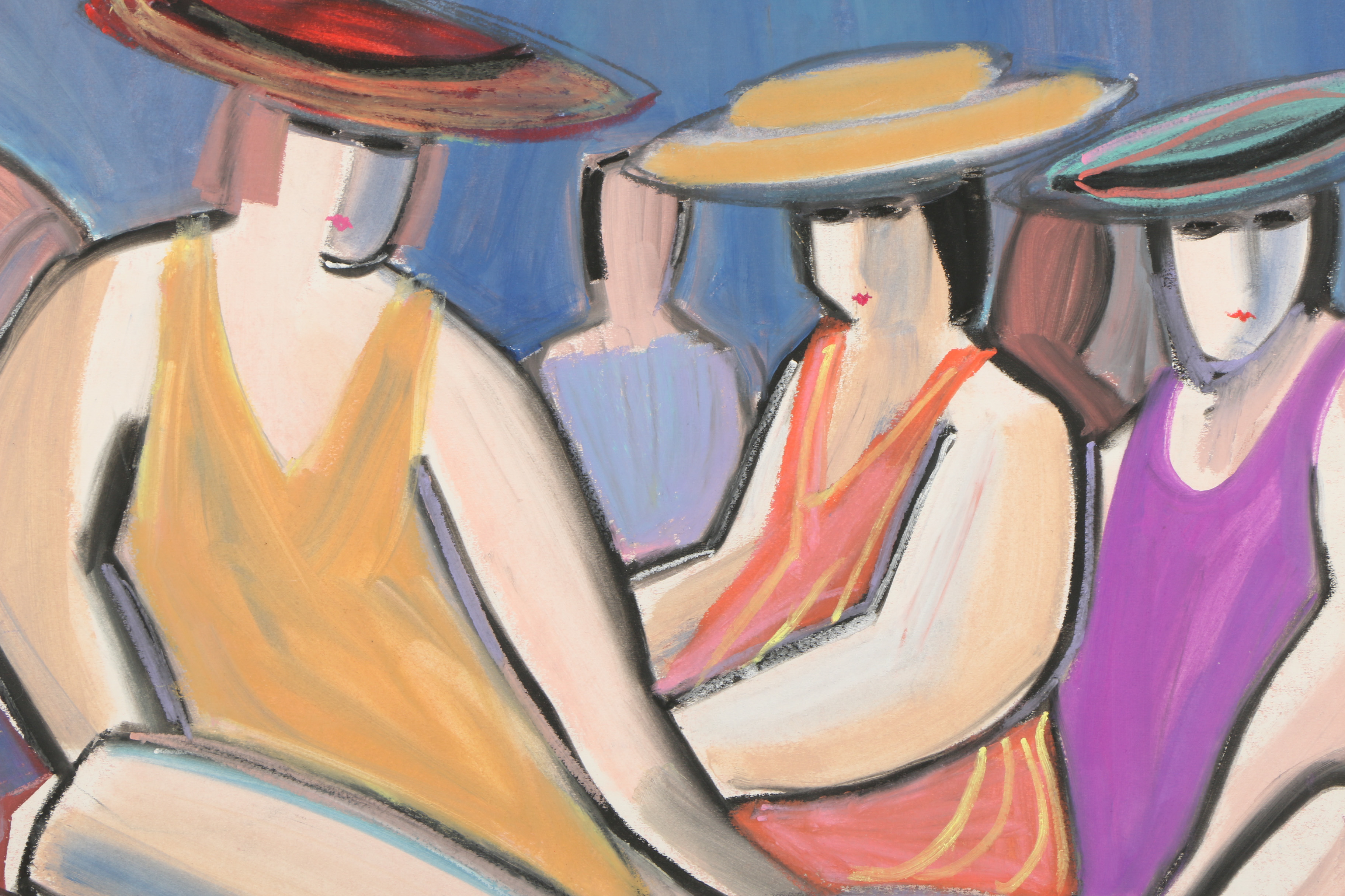 Bruno Dutot Pastel Drawing