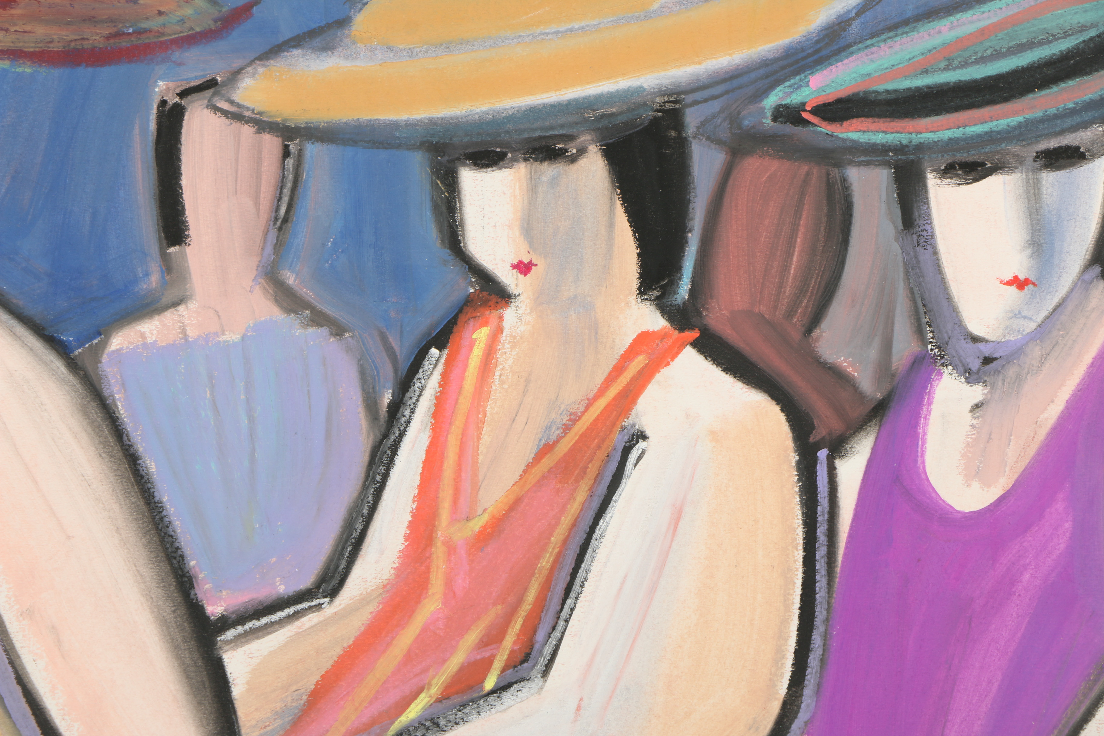 Bruno Dutot Pastel Drawing