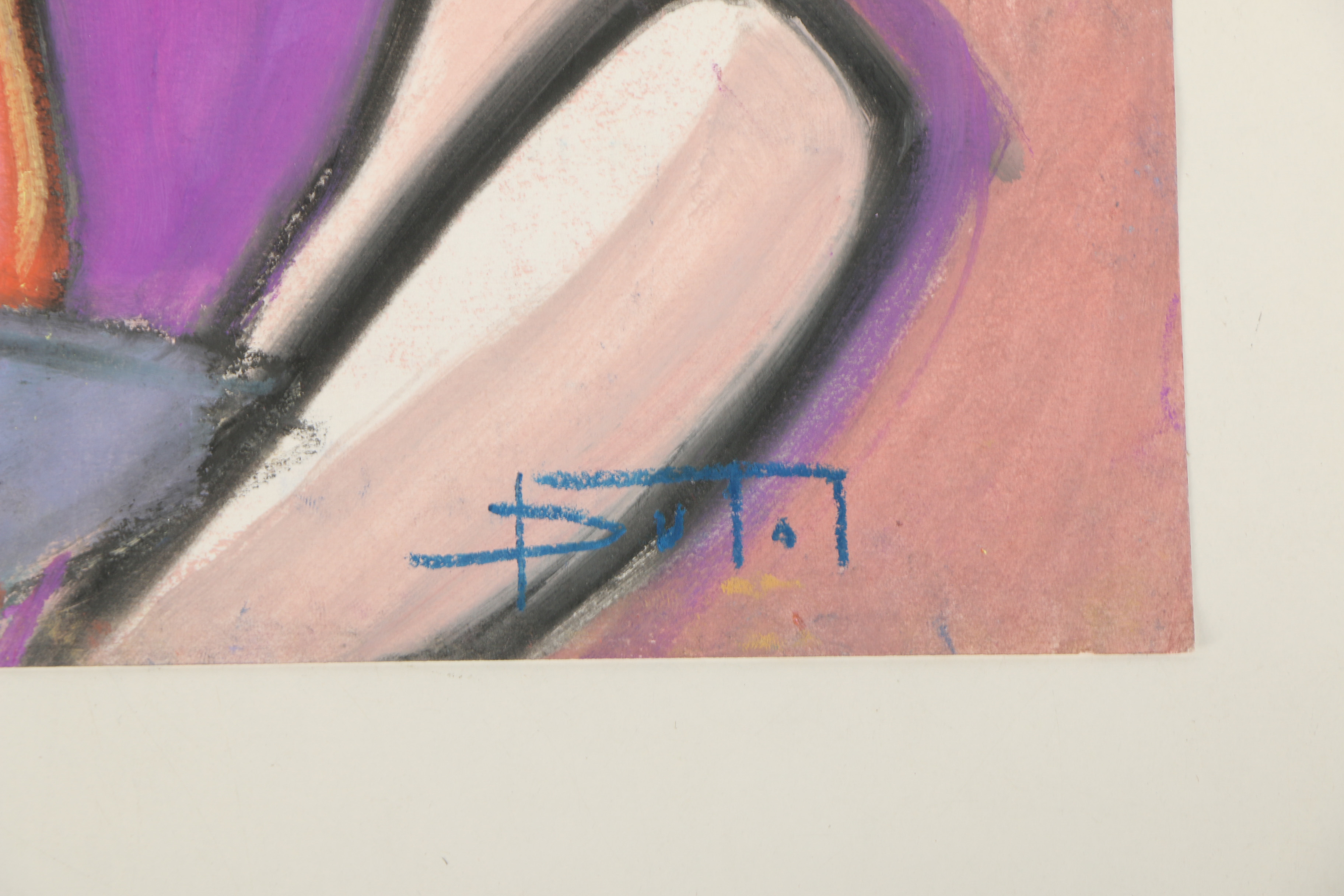 Bruno Dutot Pastel Drawing