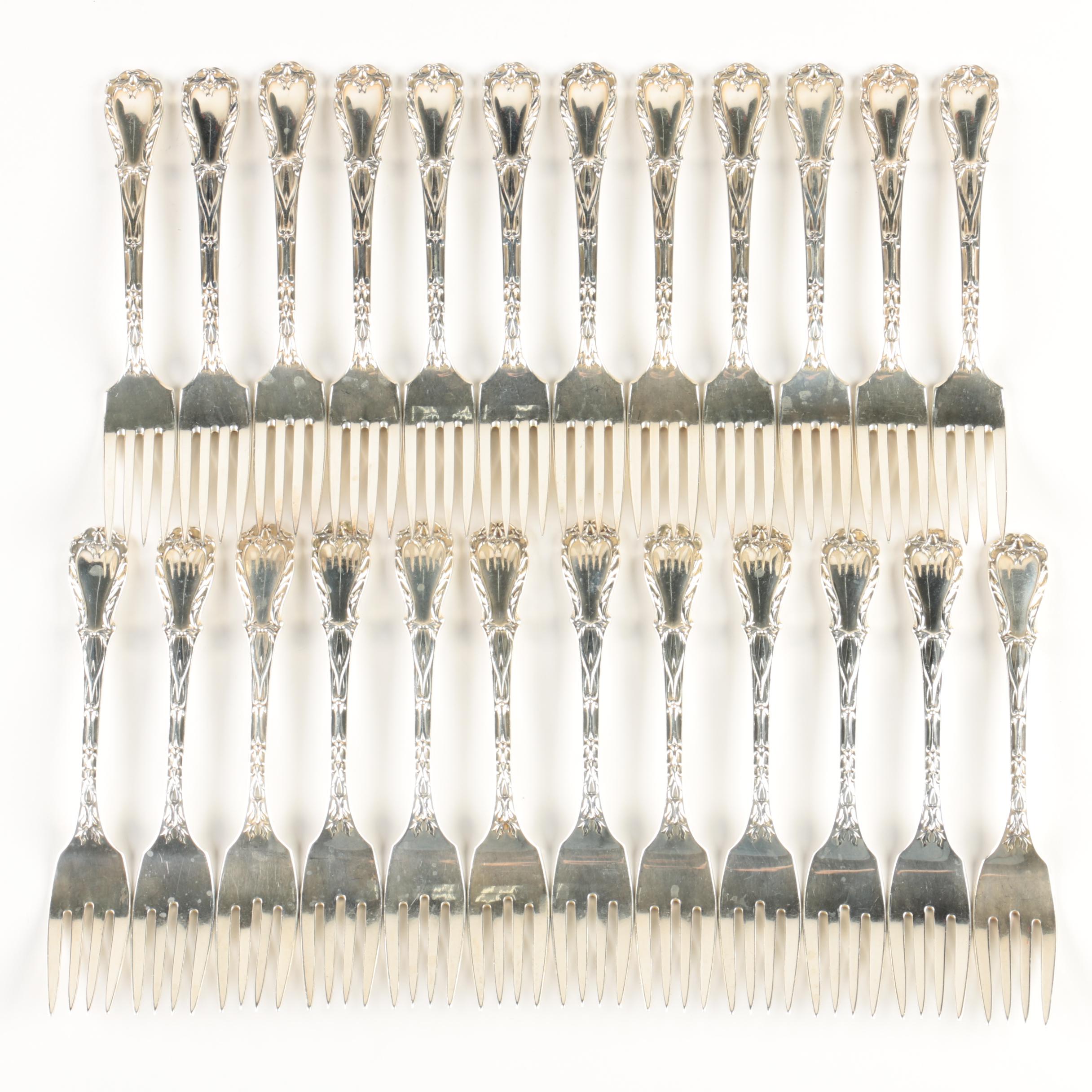 S. Kirk & Son "Quadrille" Sterling Silver Flatware Set