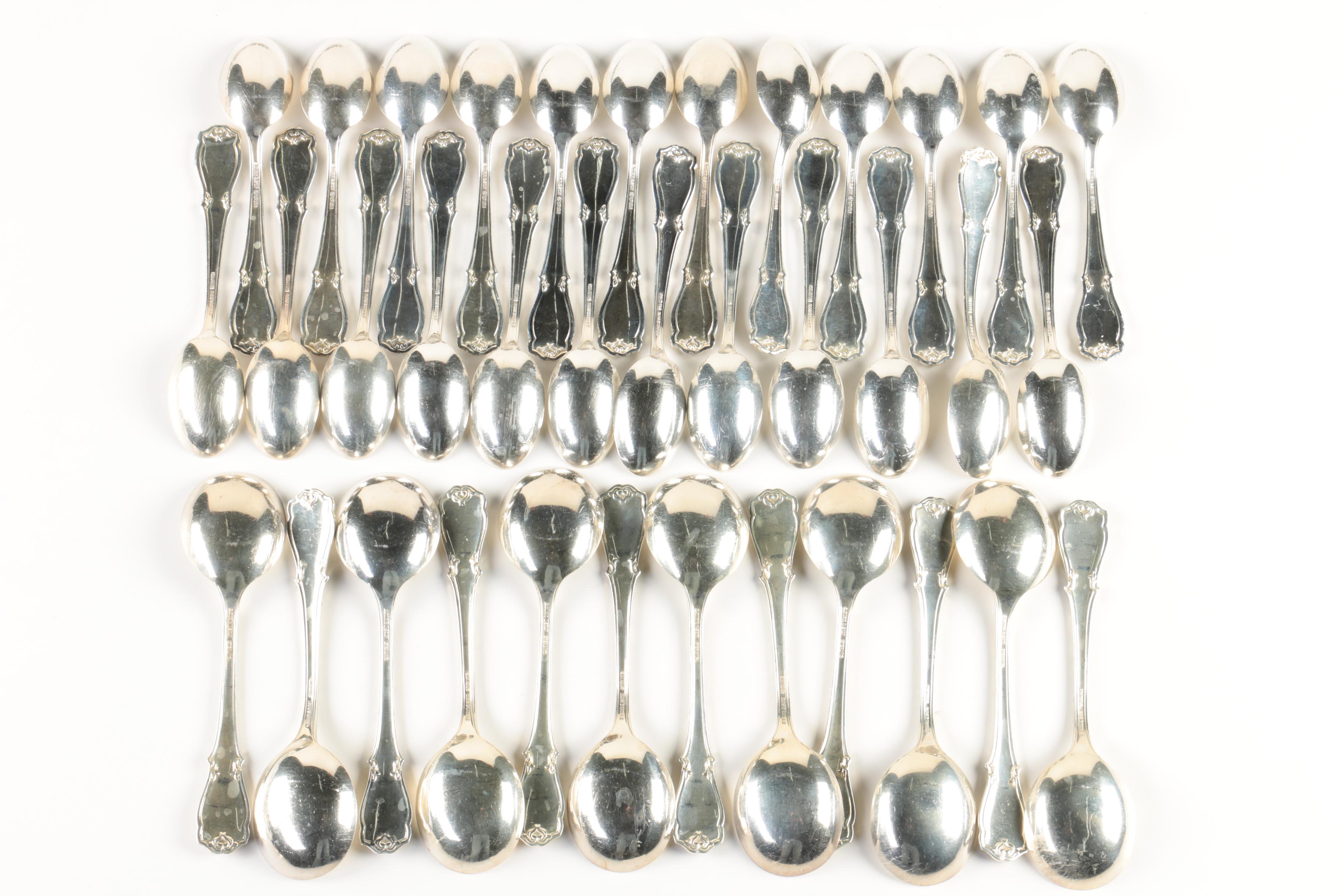 S. Kirk & Son "Quadrille" Sterling Silver Flatware Set
