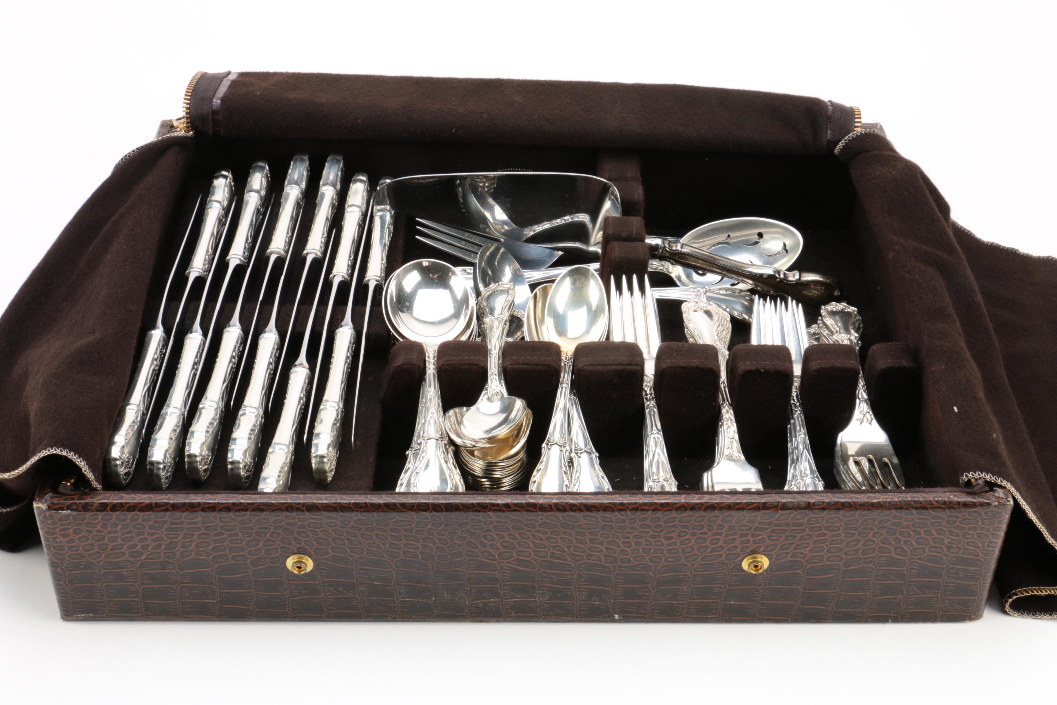 S. Kirk & Son "Quadrille" Sterling Silver Flatware Set