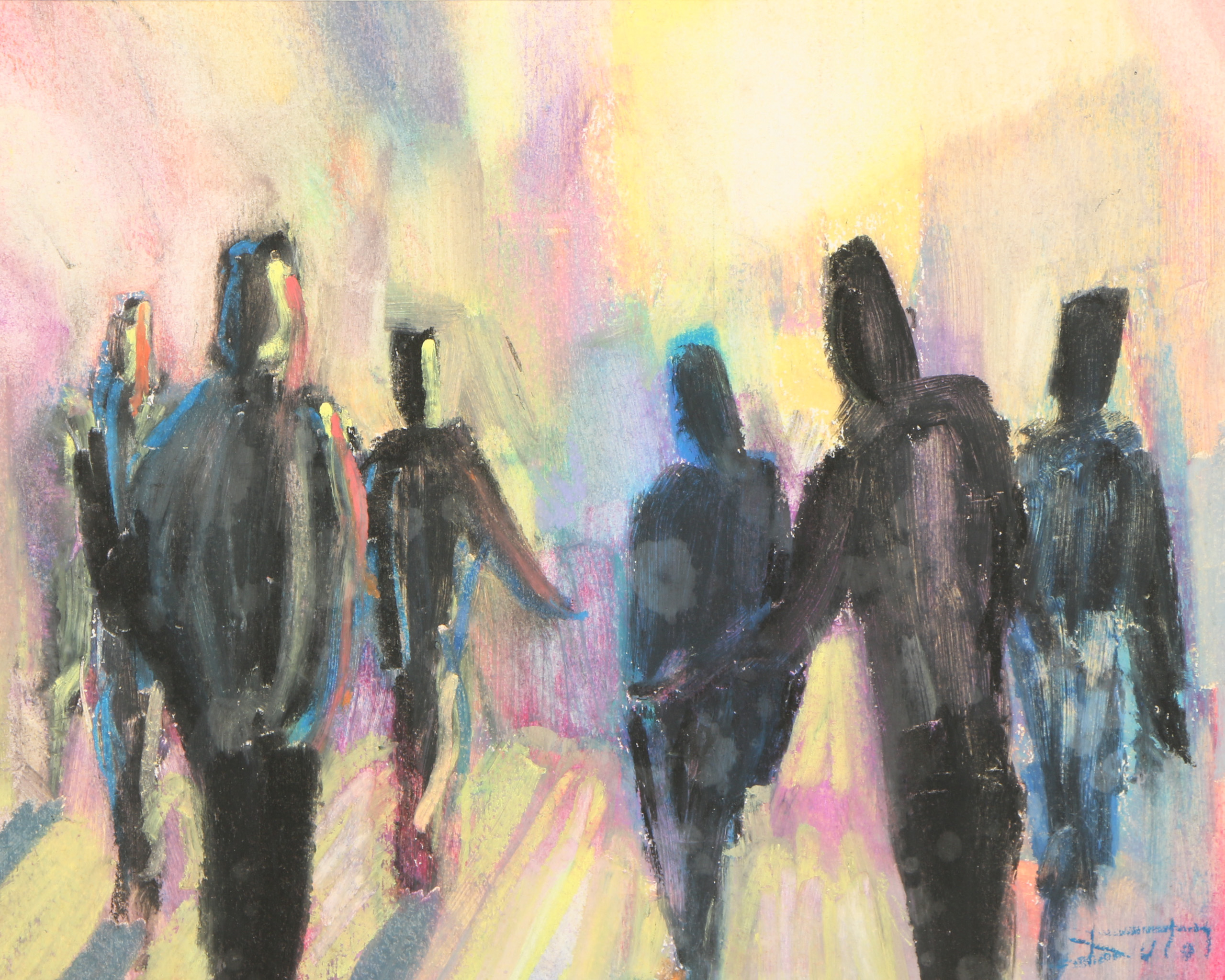 Bruno Dutot Pastel Drawing