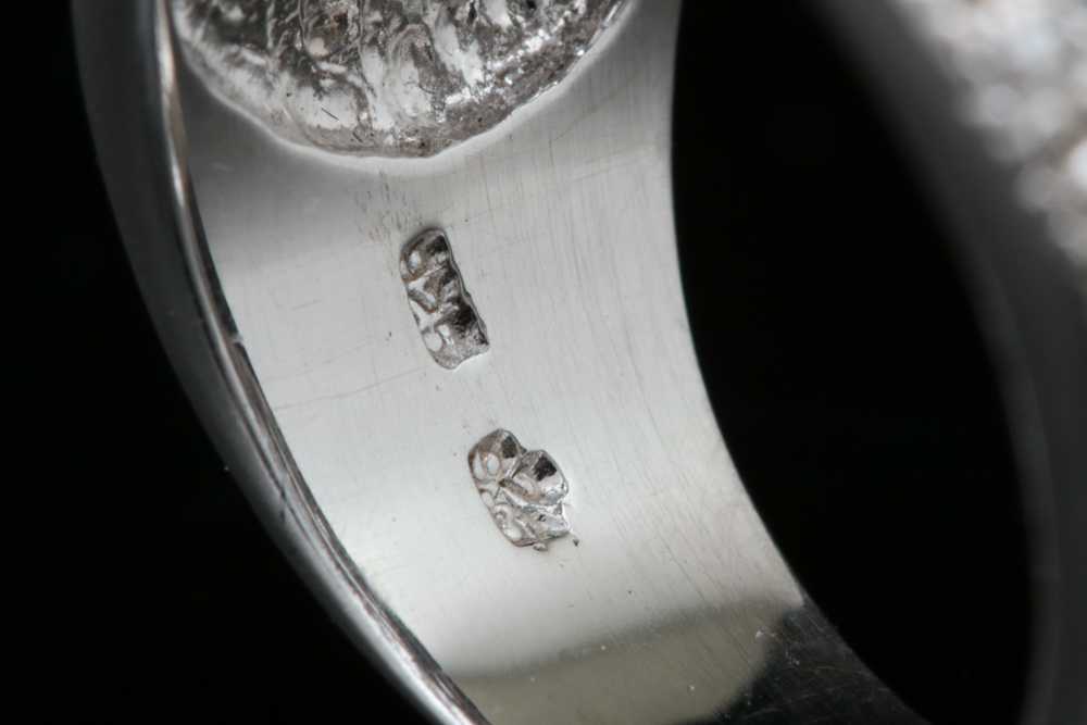 Sterling Silver, Rose Quartz and White Zircon Ring