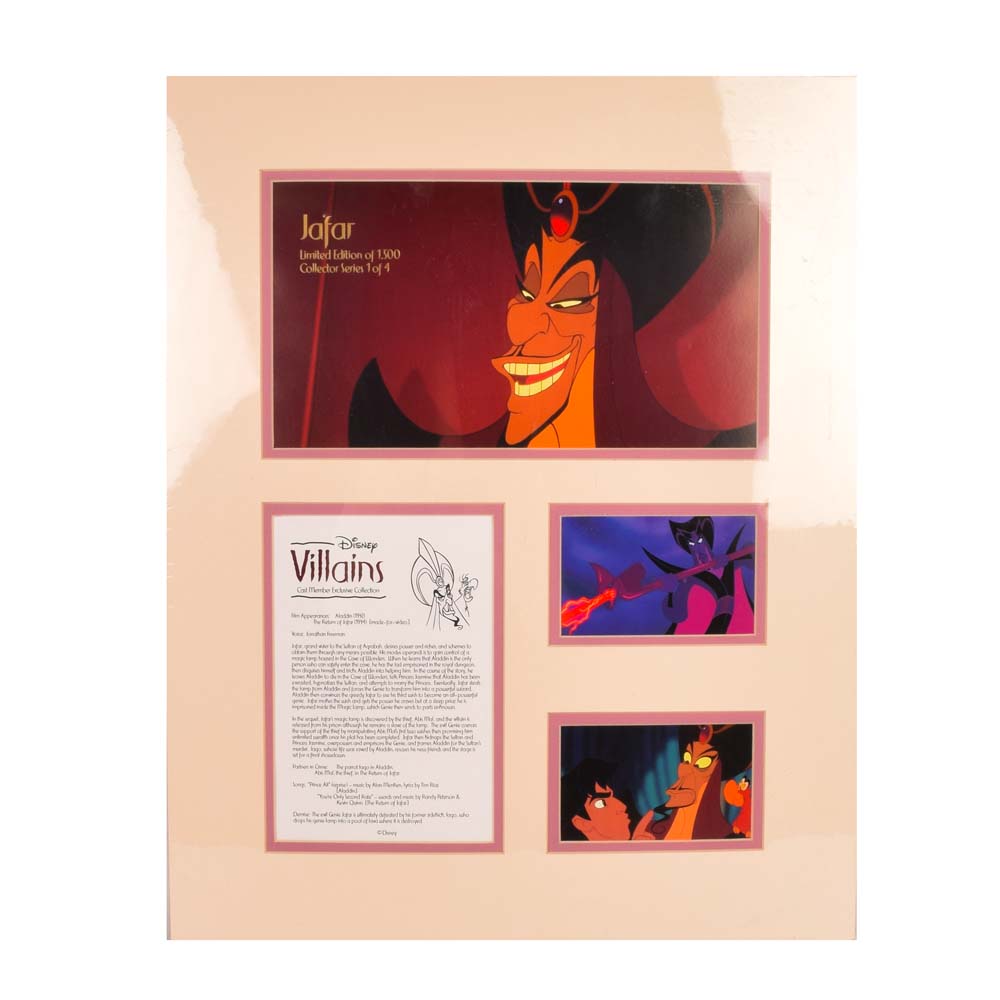 Matted Cast Member Exclusive Disney Villain Jafar Prints