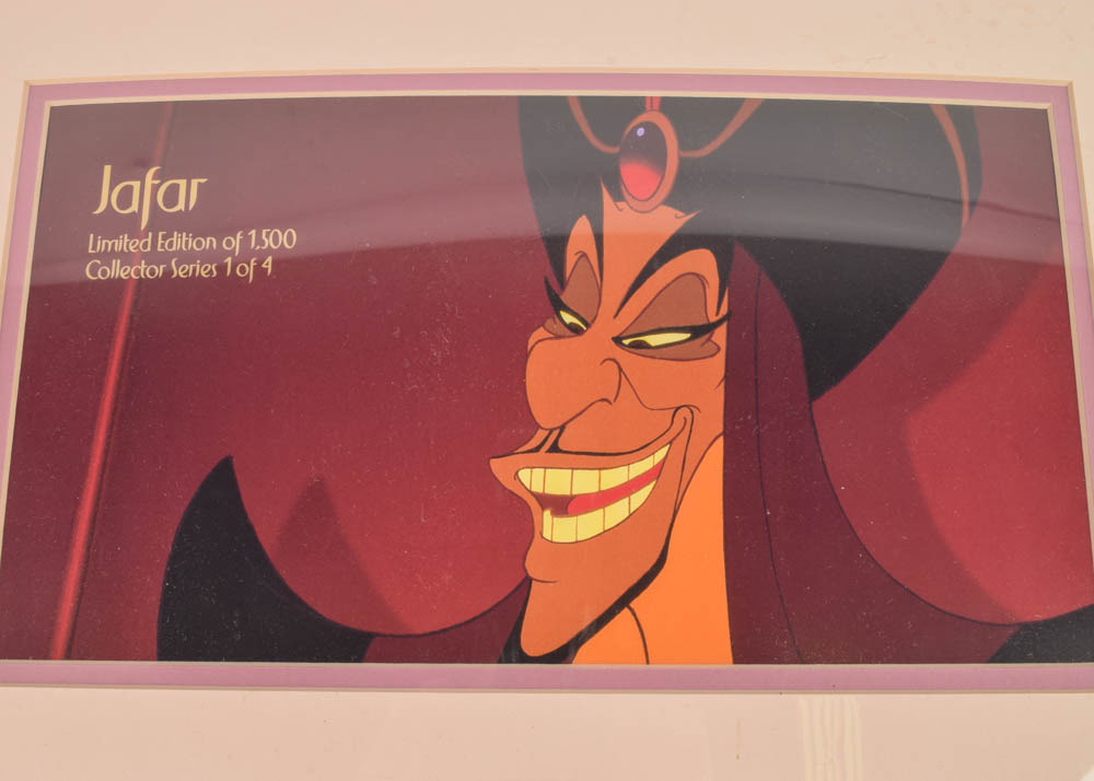 Matted Cast Member Exclusive Disney Villain Jafar Prints