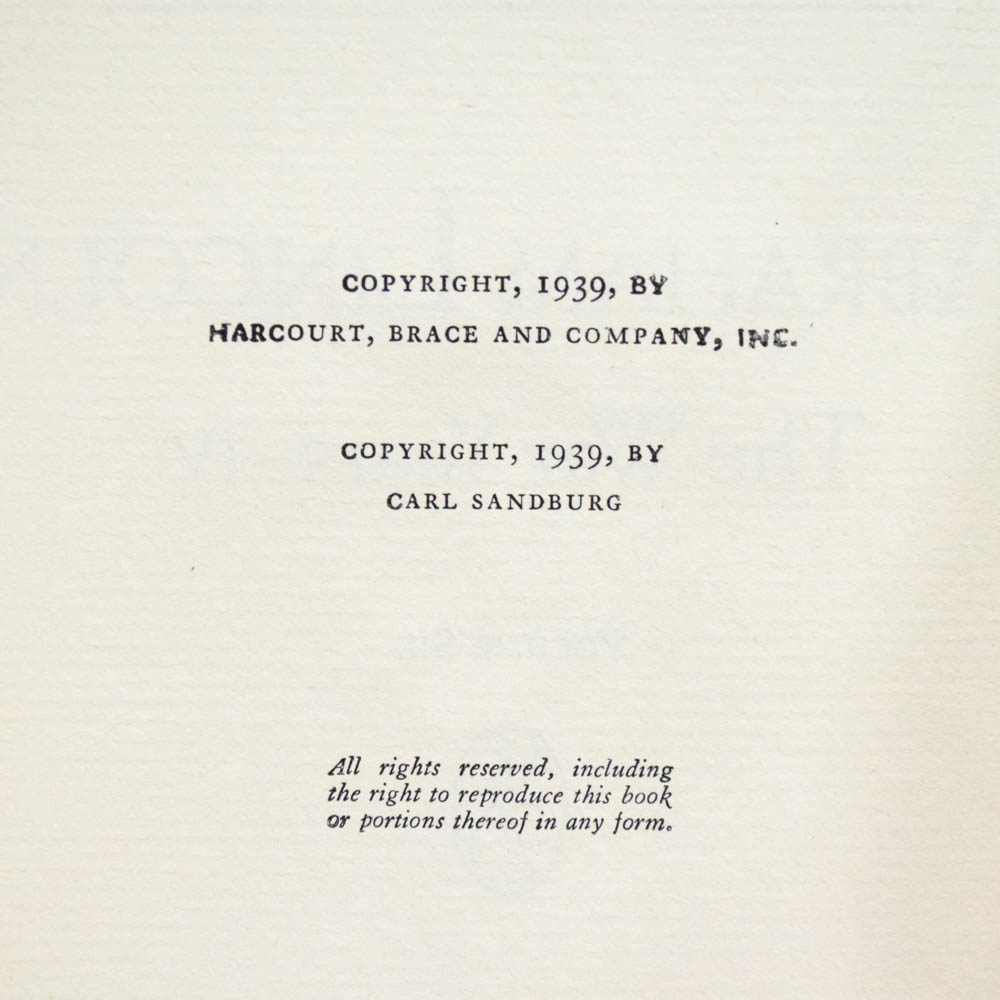 Complete Set of Carl Sandburg's "Abraham Lincoln"