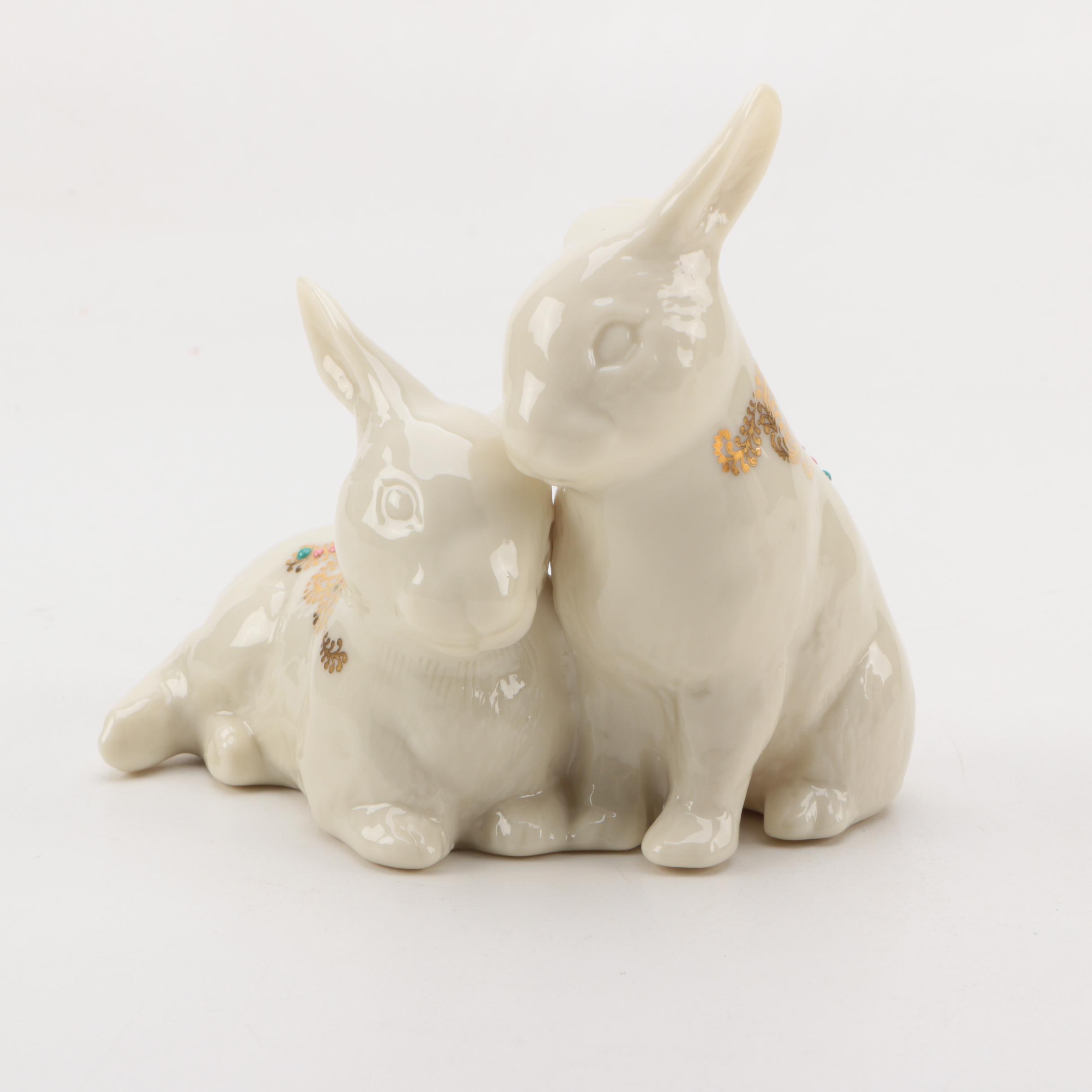Lenox Porcelain Easter Bunny Figurines