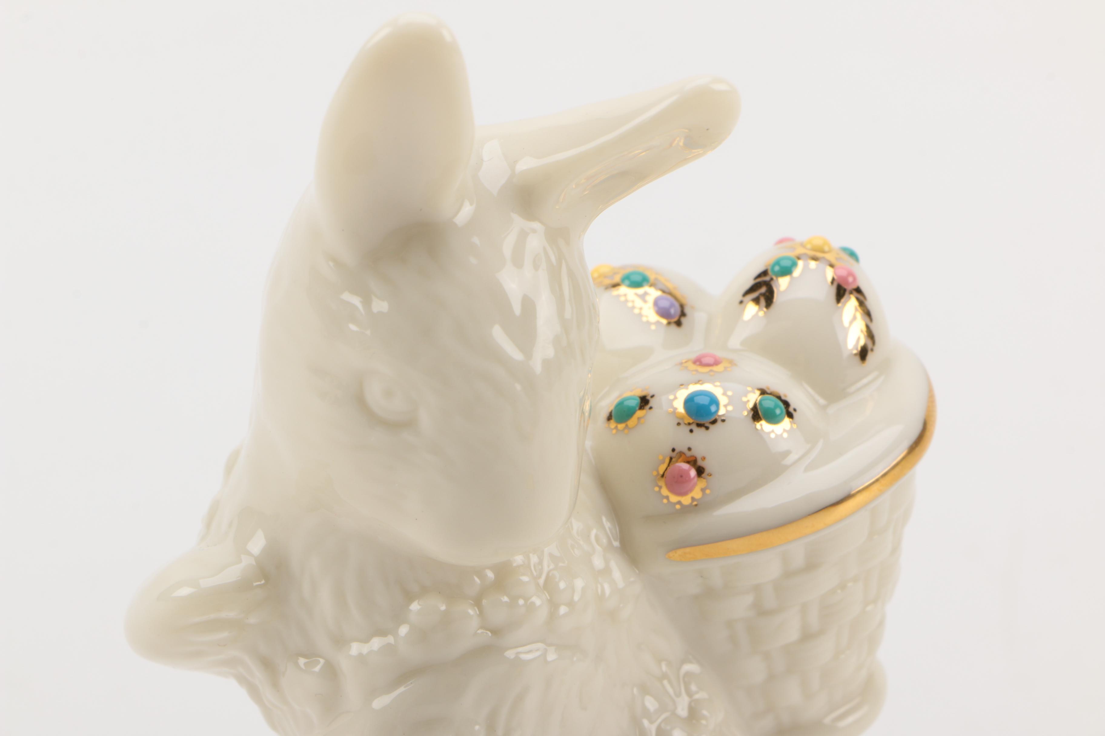 Lenox Porcelain Easter Bunny Figurines