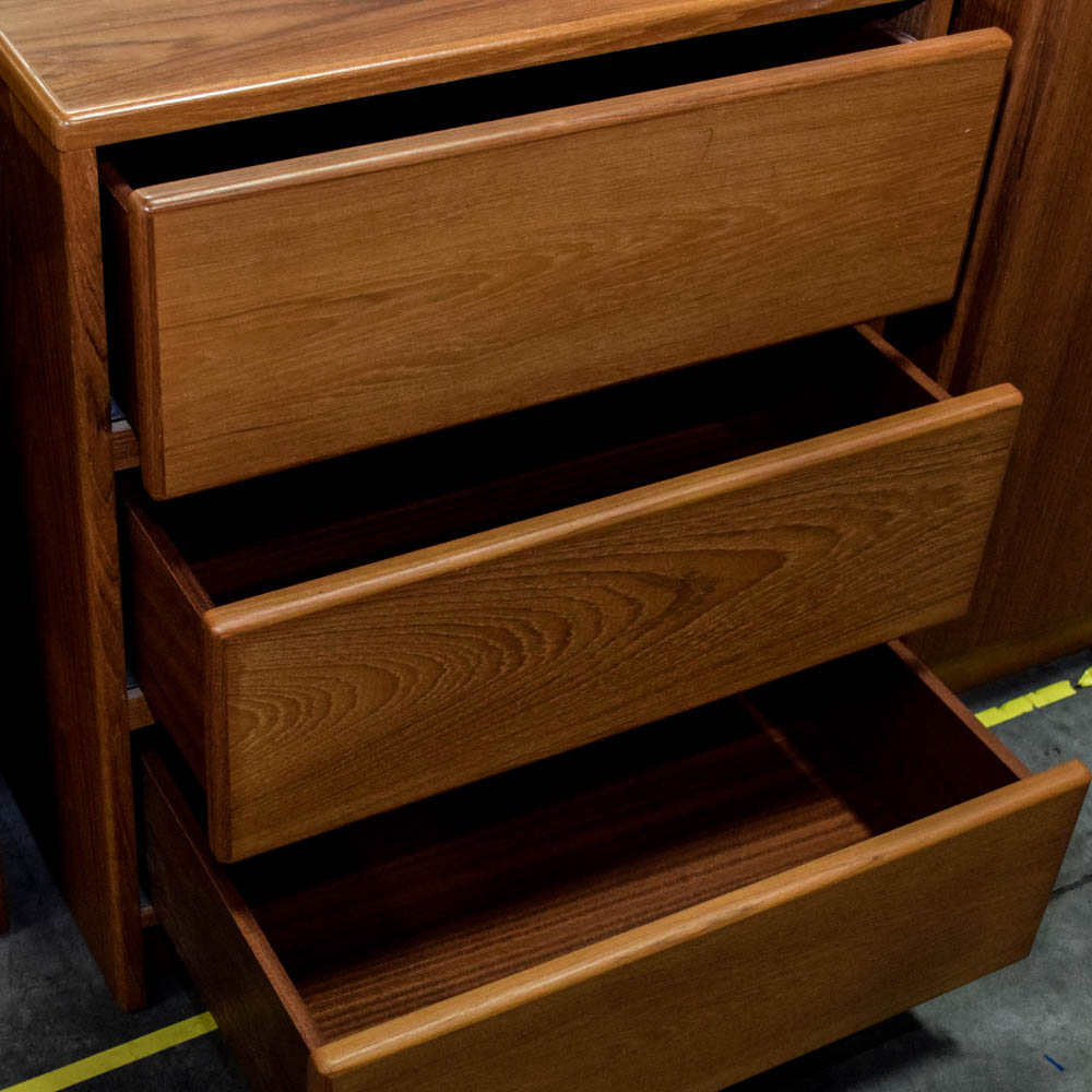 Danish Modern Style Teak "520 Classica" Nightstands by Mobican