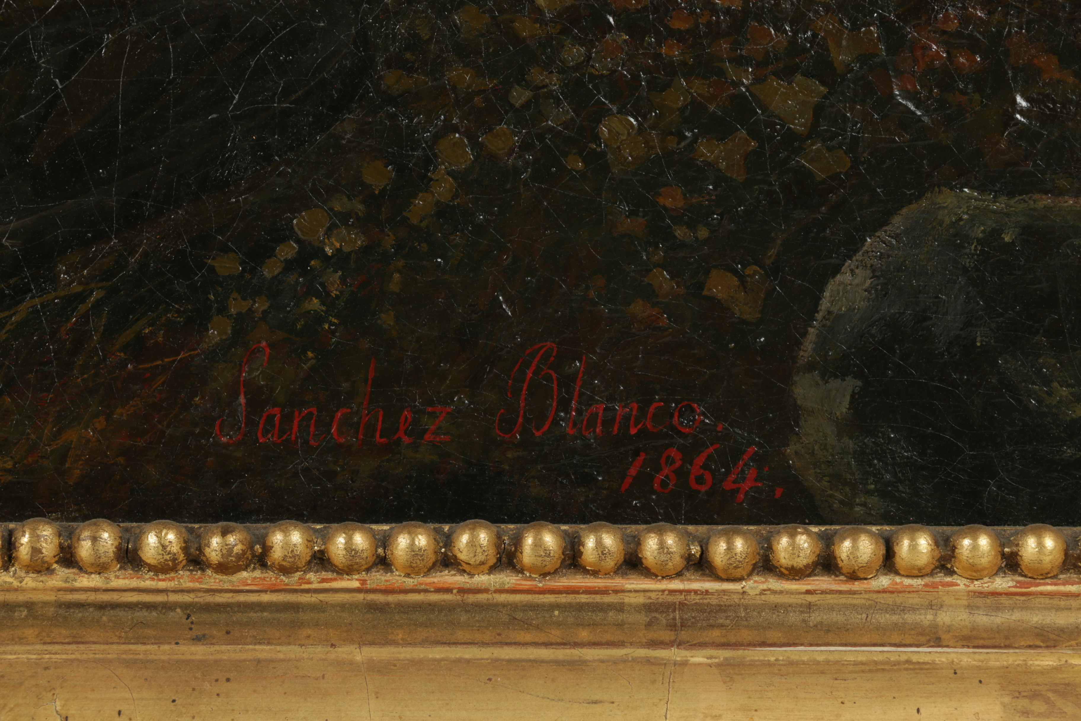 Important Sanchez Blanco Historical Military Painting "After the Battle"