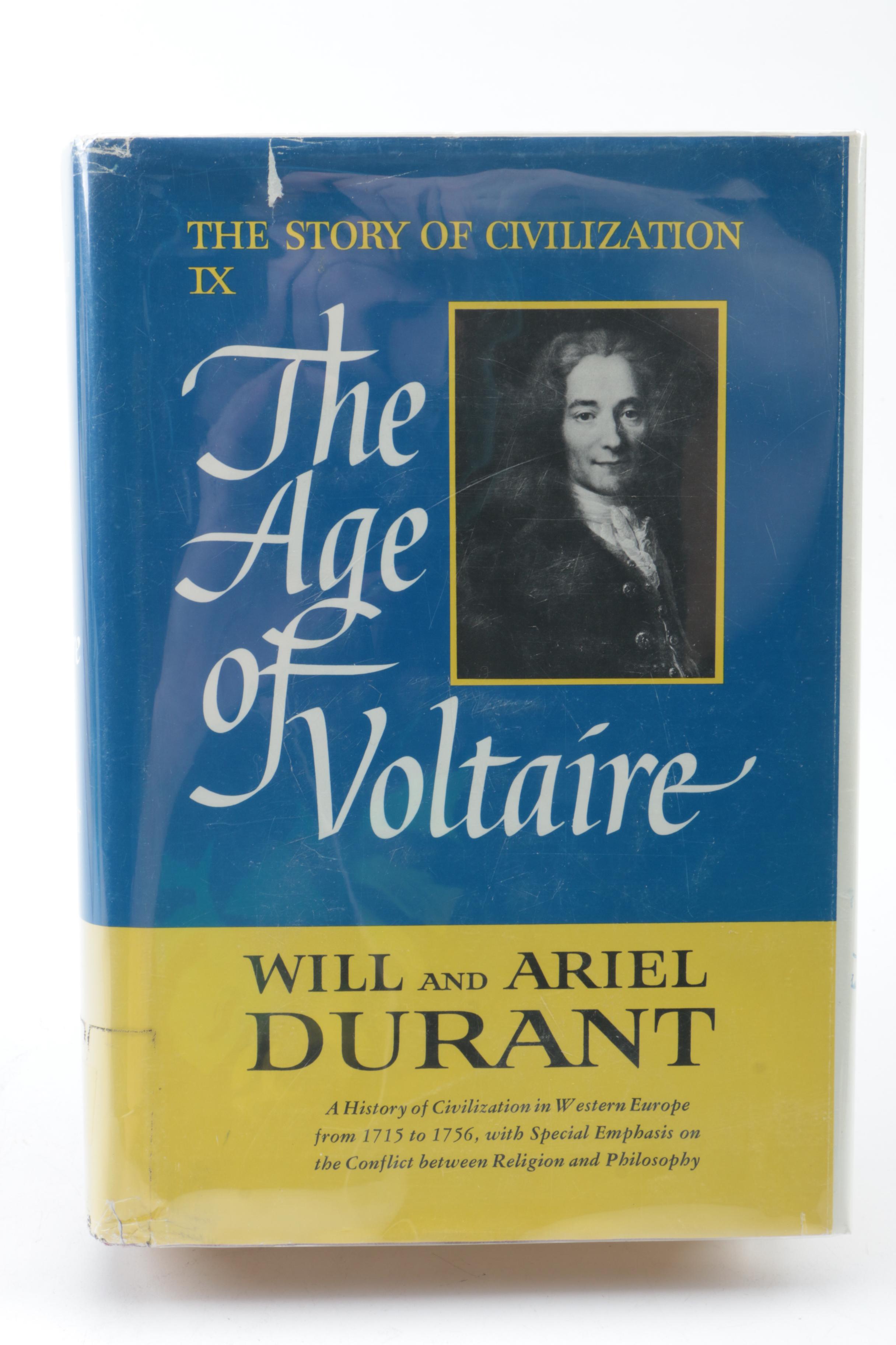 Volumes from "Story and Civilization" by Will and Ariel Durant and More