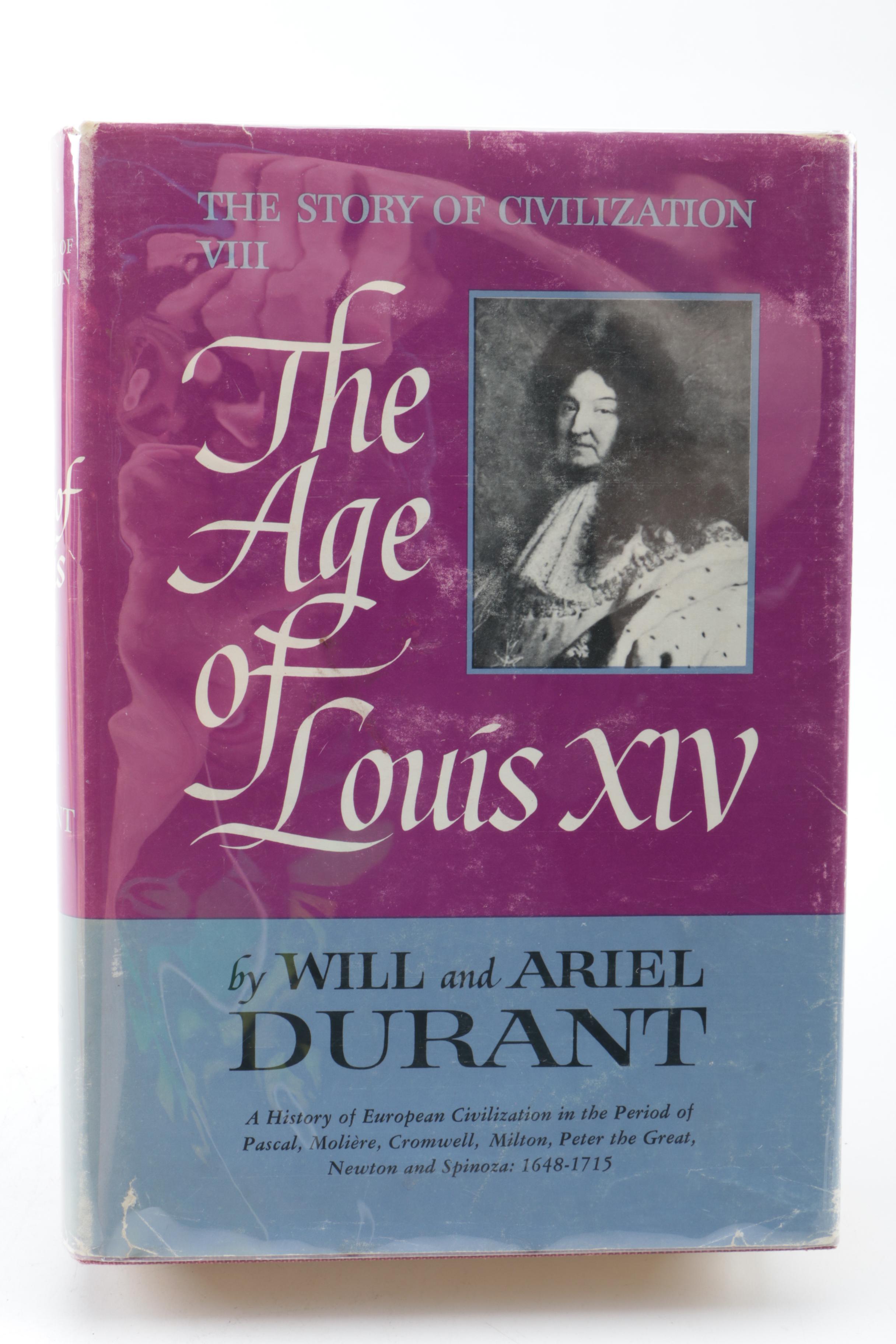 Volumes from "Story and Civilization" by Will and Ariel Durant and More