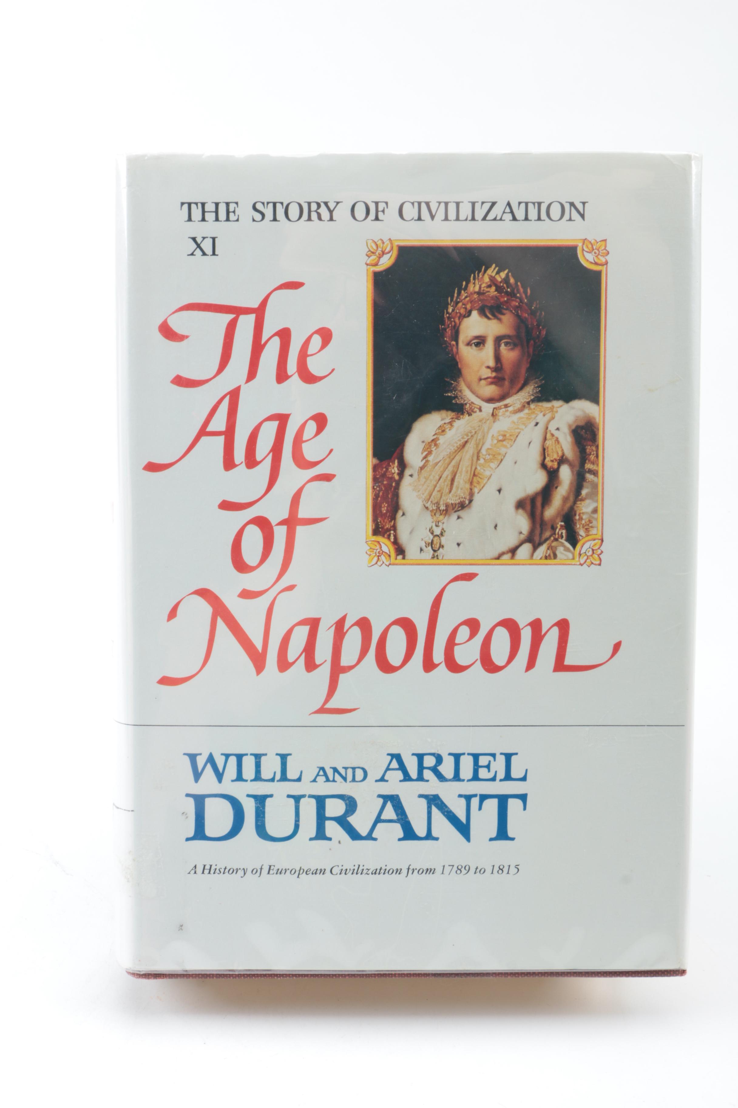 Volumes from "Story and Civilization" by Will and Ariel Durant and More