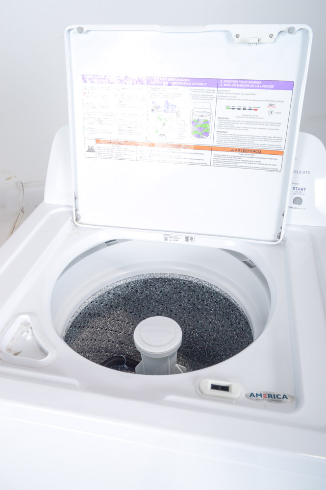 Amana Top Load Washer in Cream