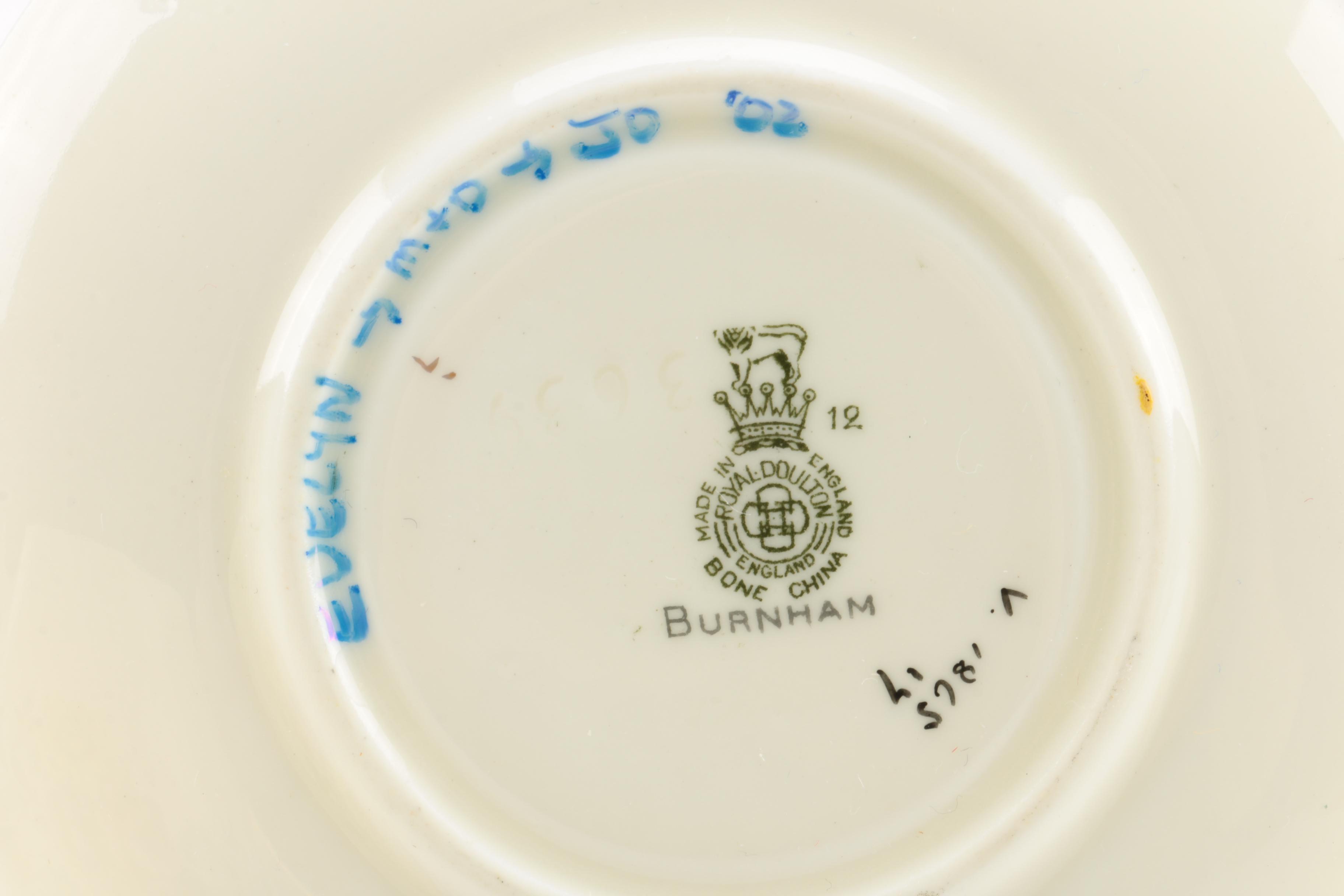 Vintage Royal Doulton 'Burnham' Demitasse Cups and Saucers