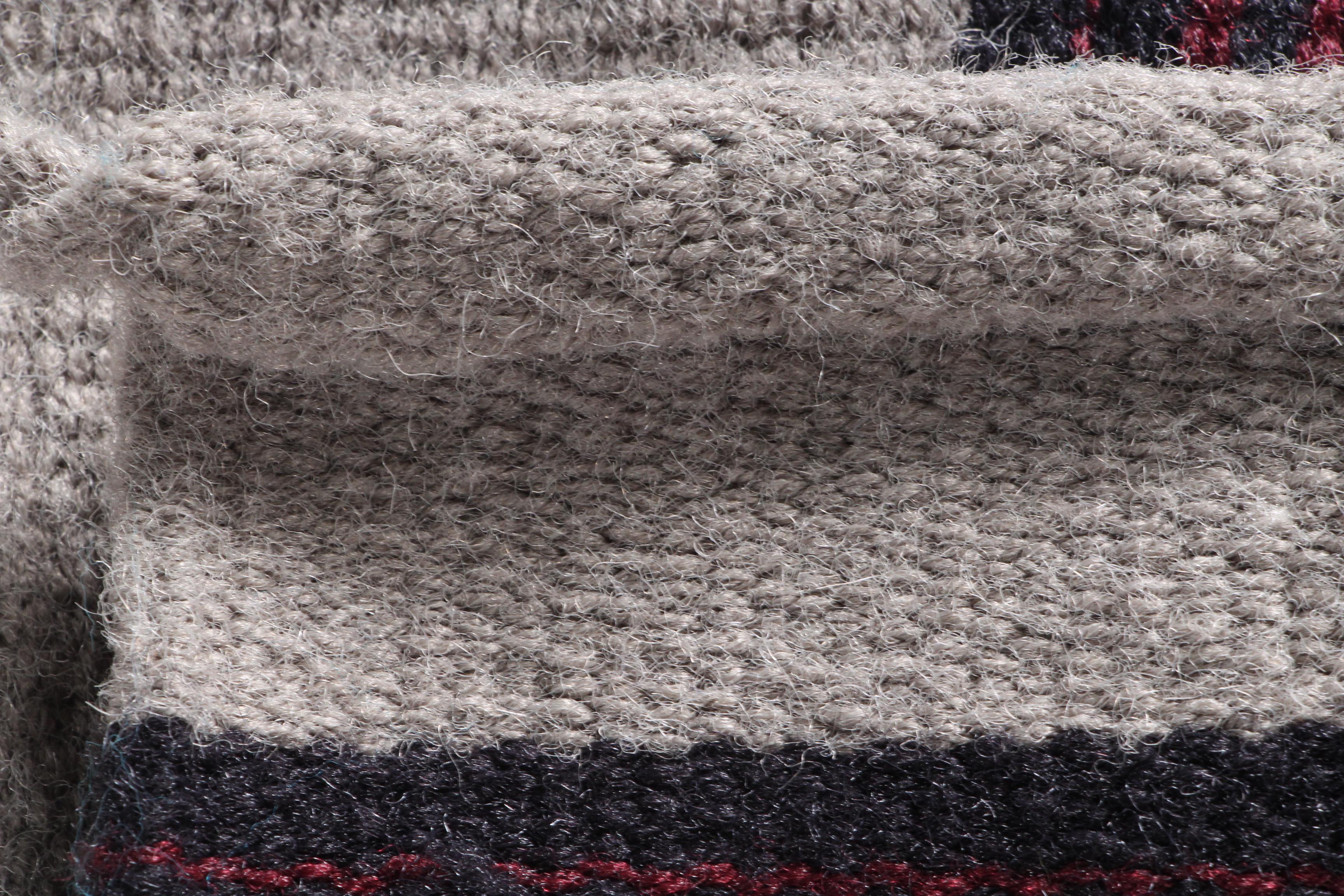 Handwoven Mexican-Style Wool Accent Rug