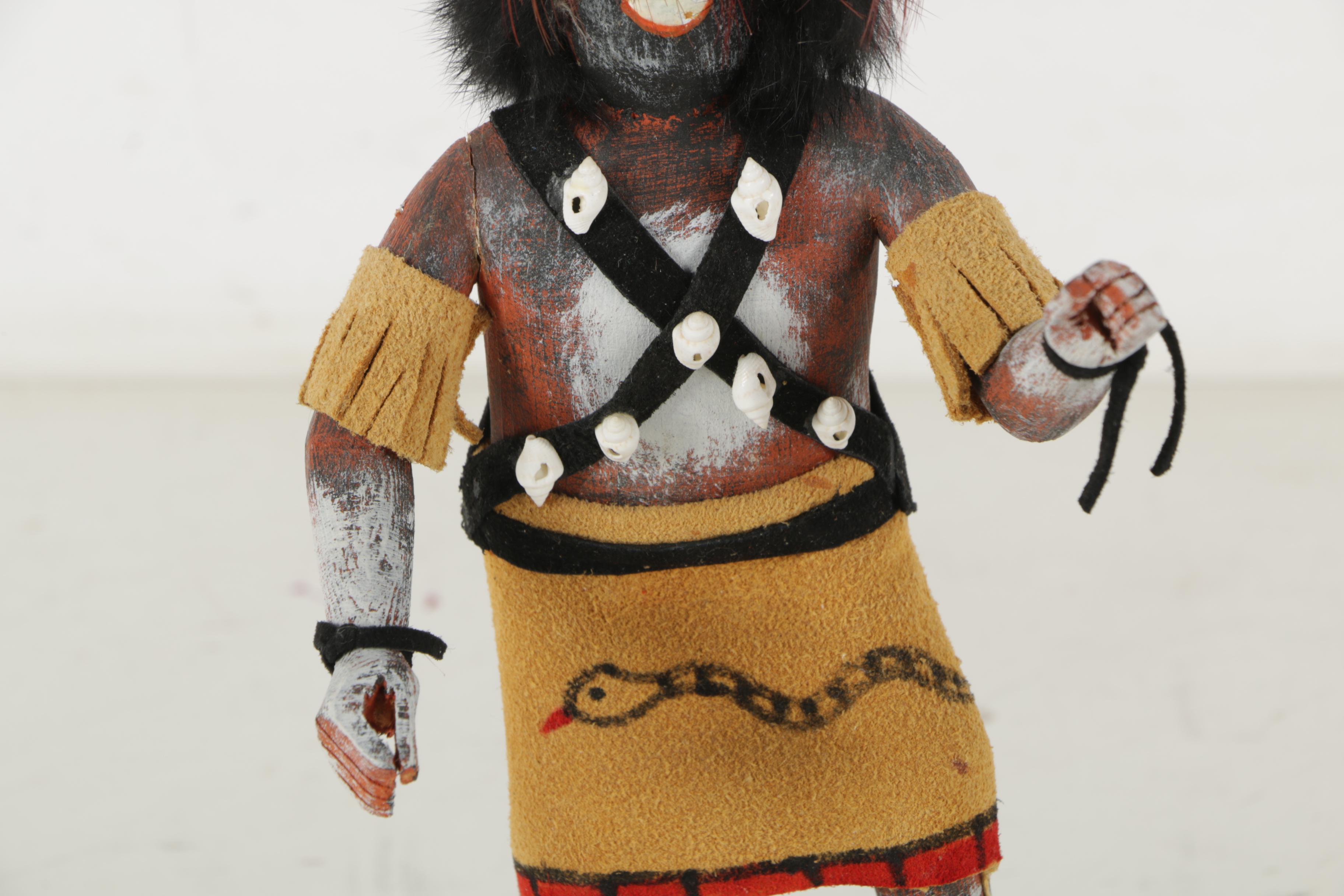 Snake Dancer Wooden Kachina Doll