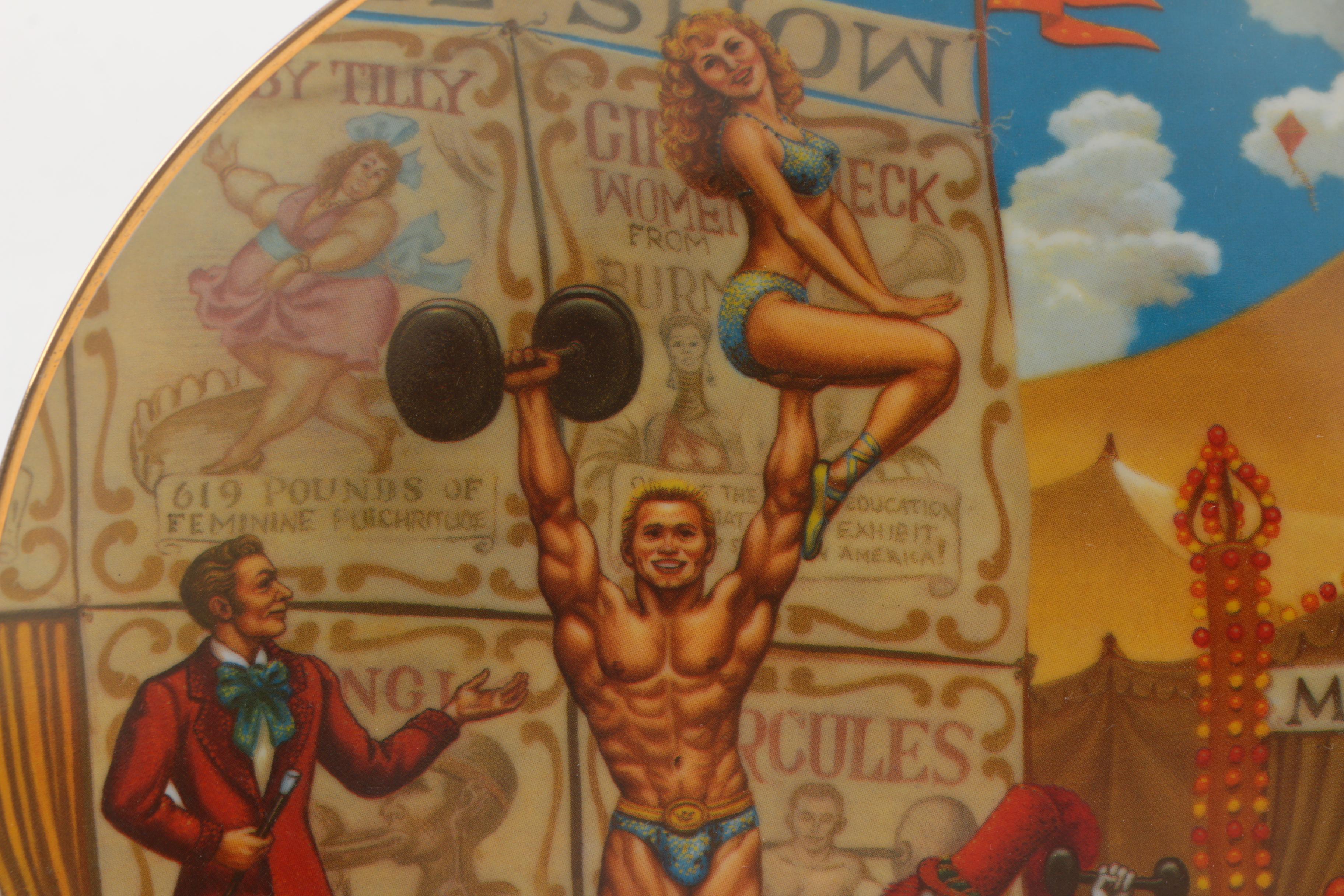 "The Midway" Ringling Bros. Limited Edition Collectible Plate