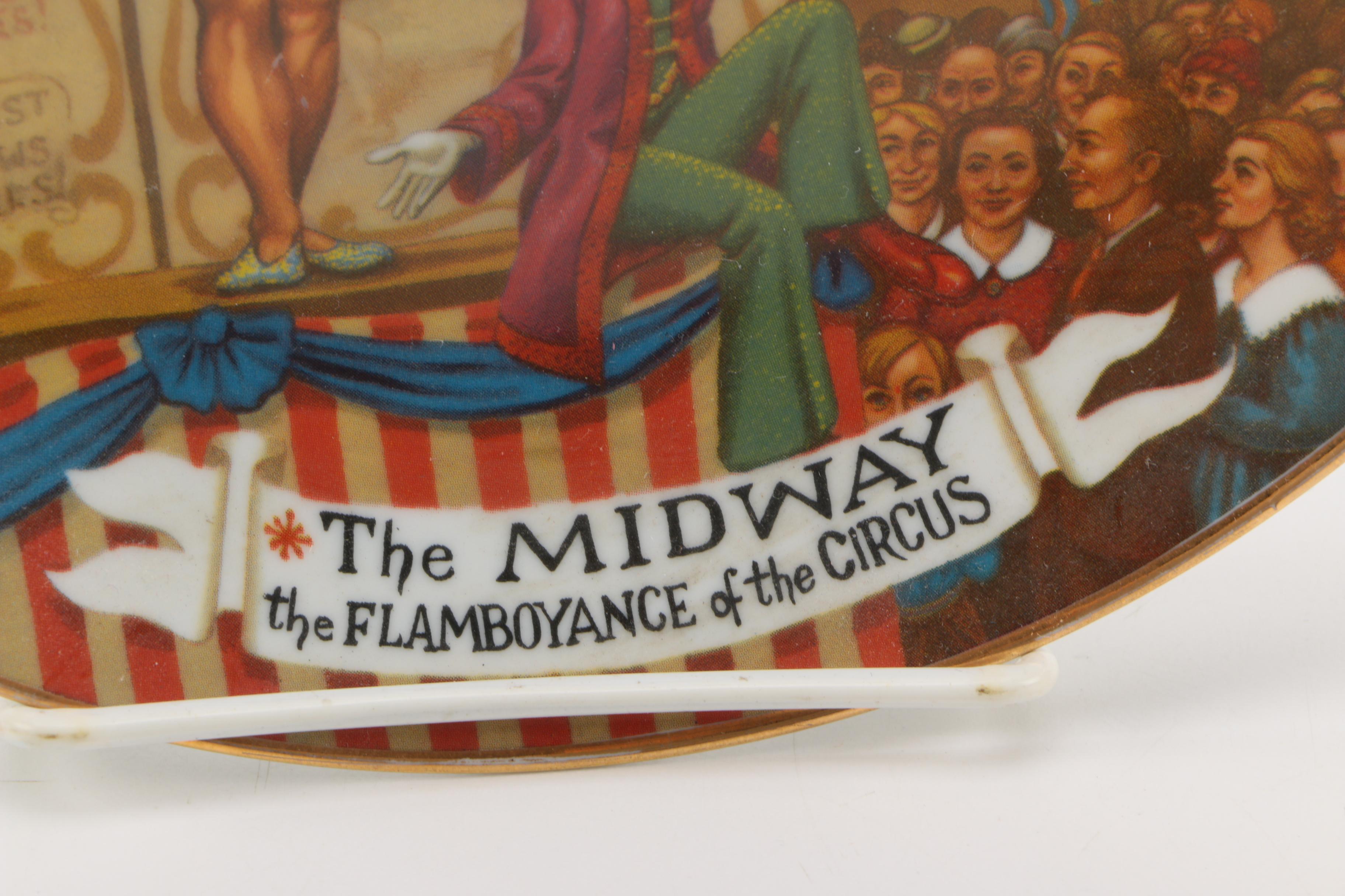 "The Midway" Ringling Bros. Limited Edition Collectible Plate