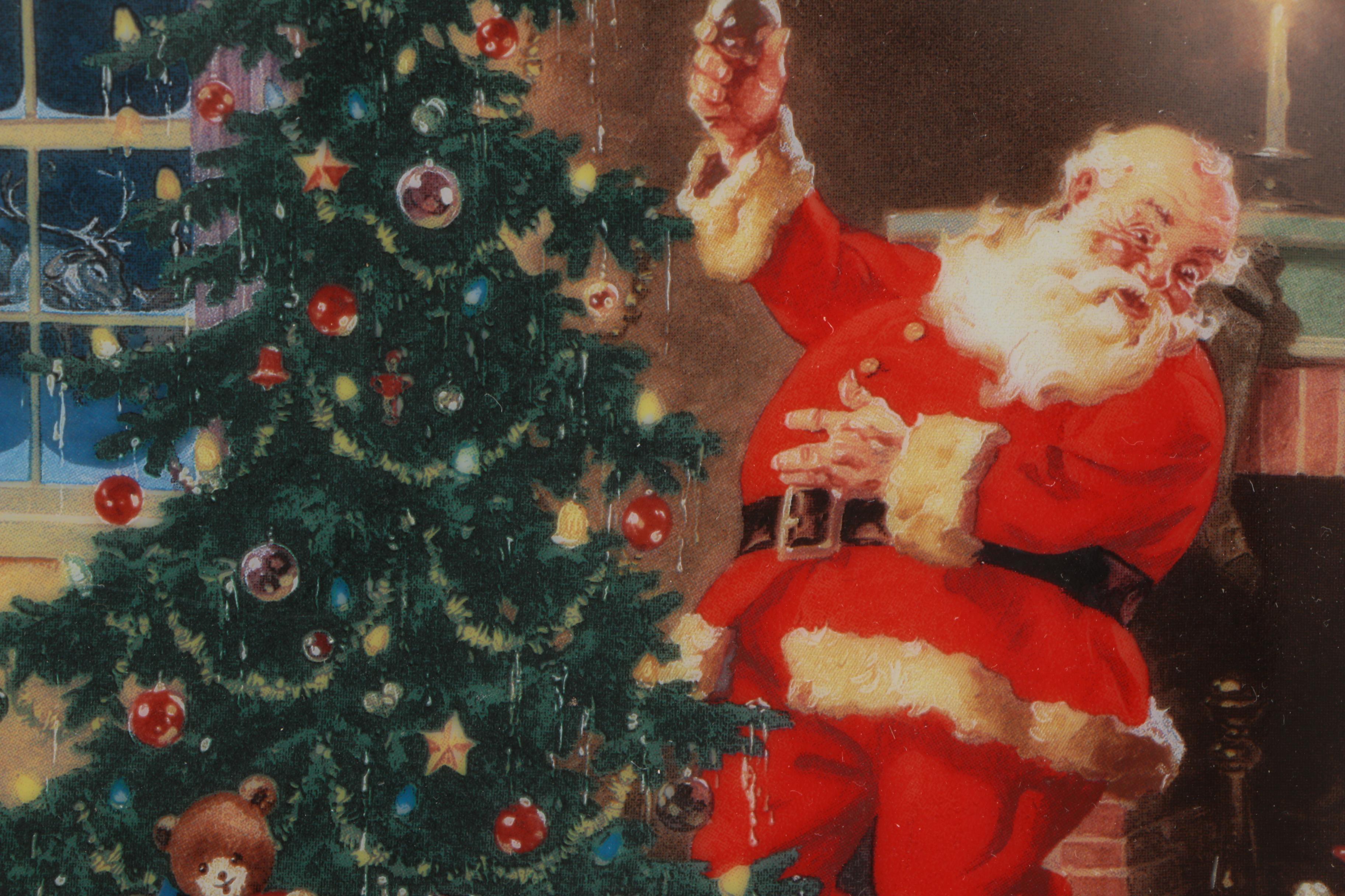 "A Christmas Eve Visitor" Collectible Plate