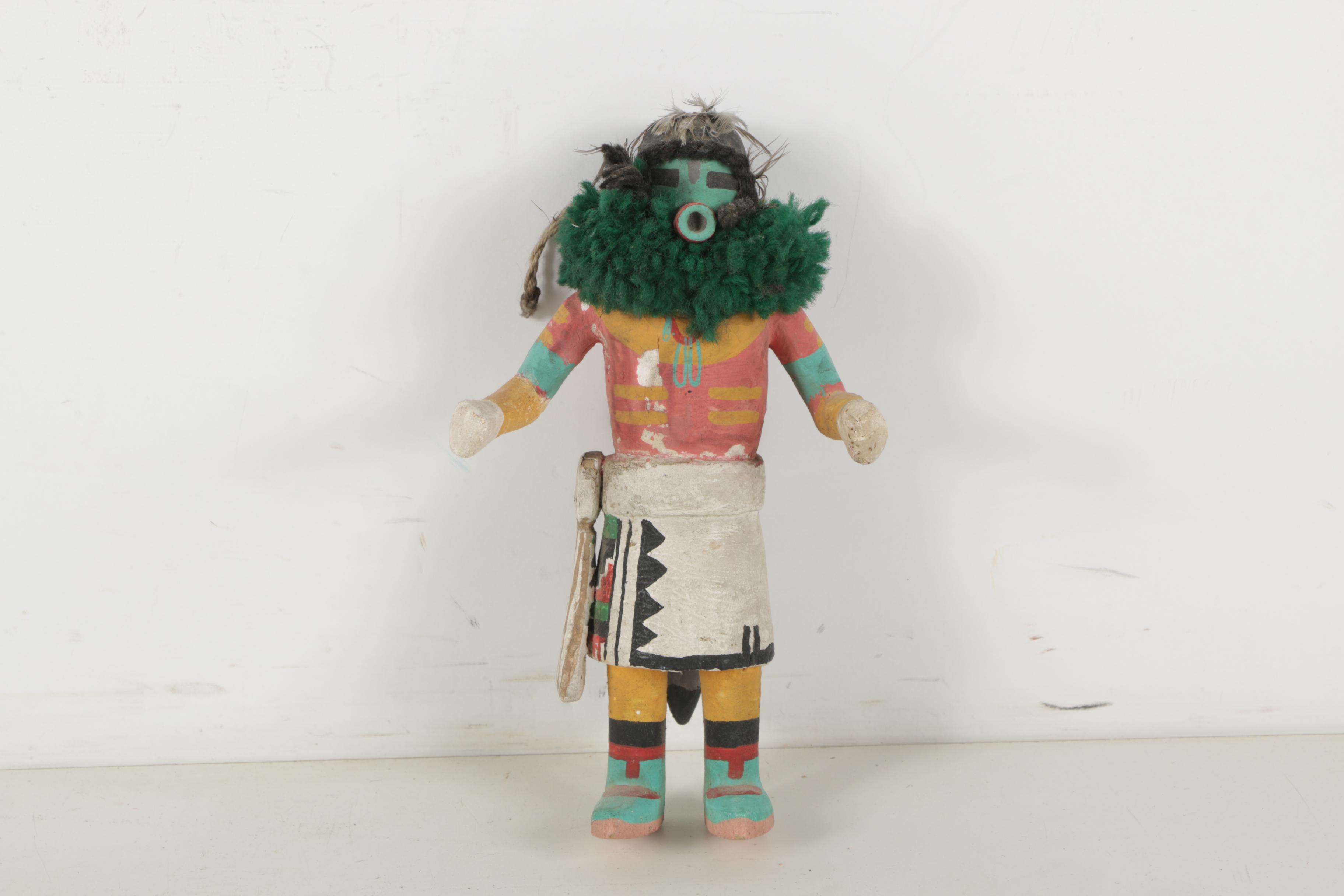 Kachina Style Wooden Figurines