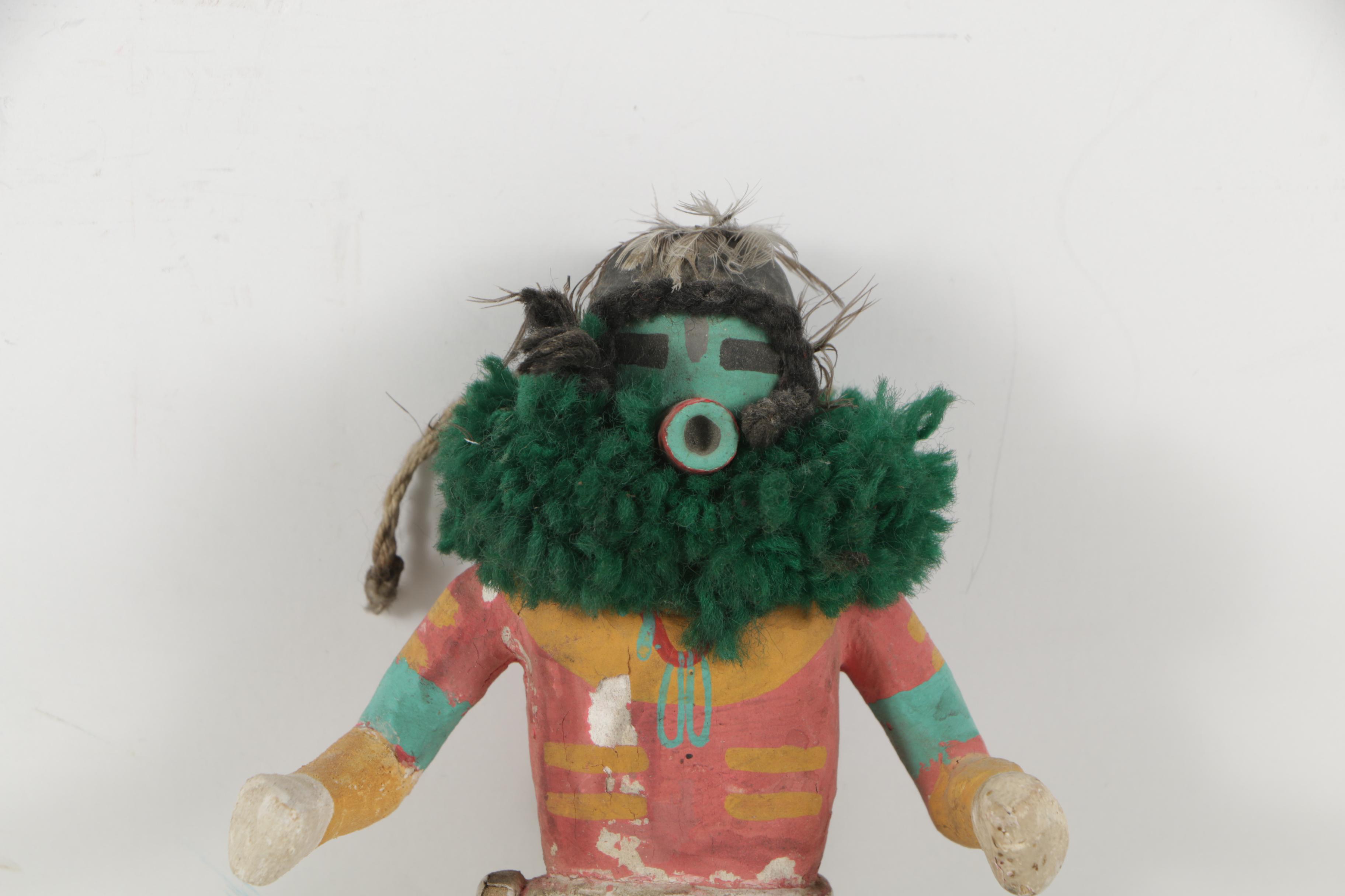 Kachina Style Wooden Figurines