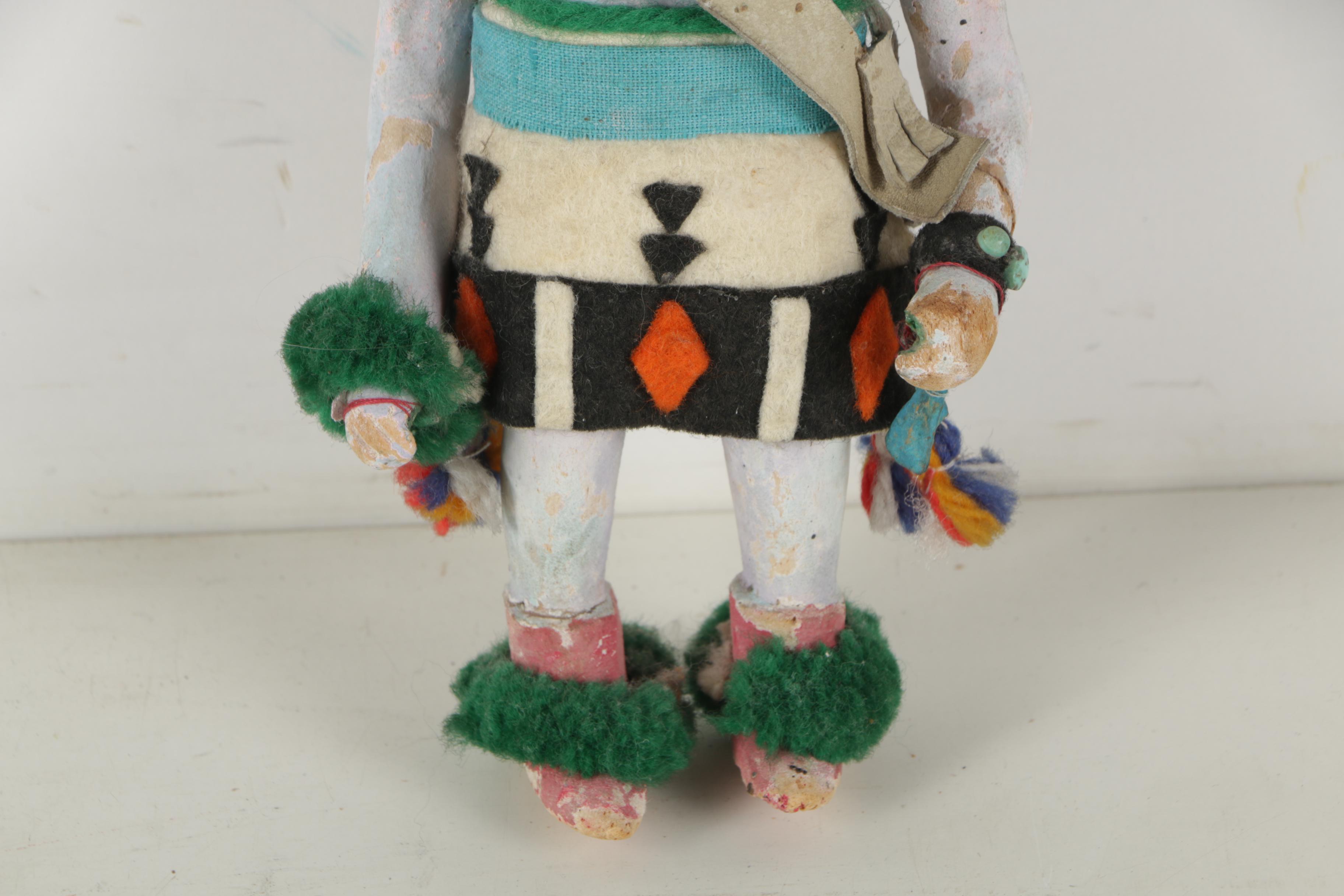 Kachina Style Wooden Figurines