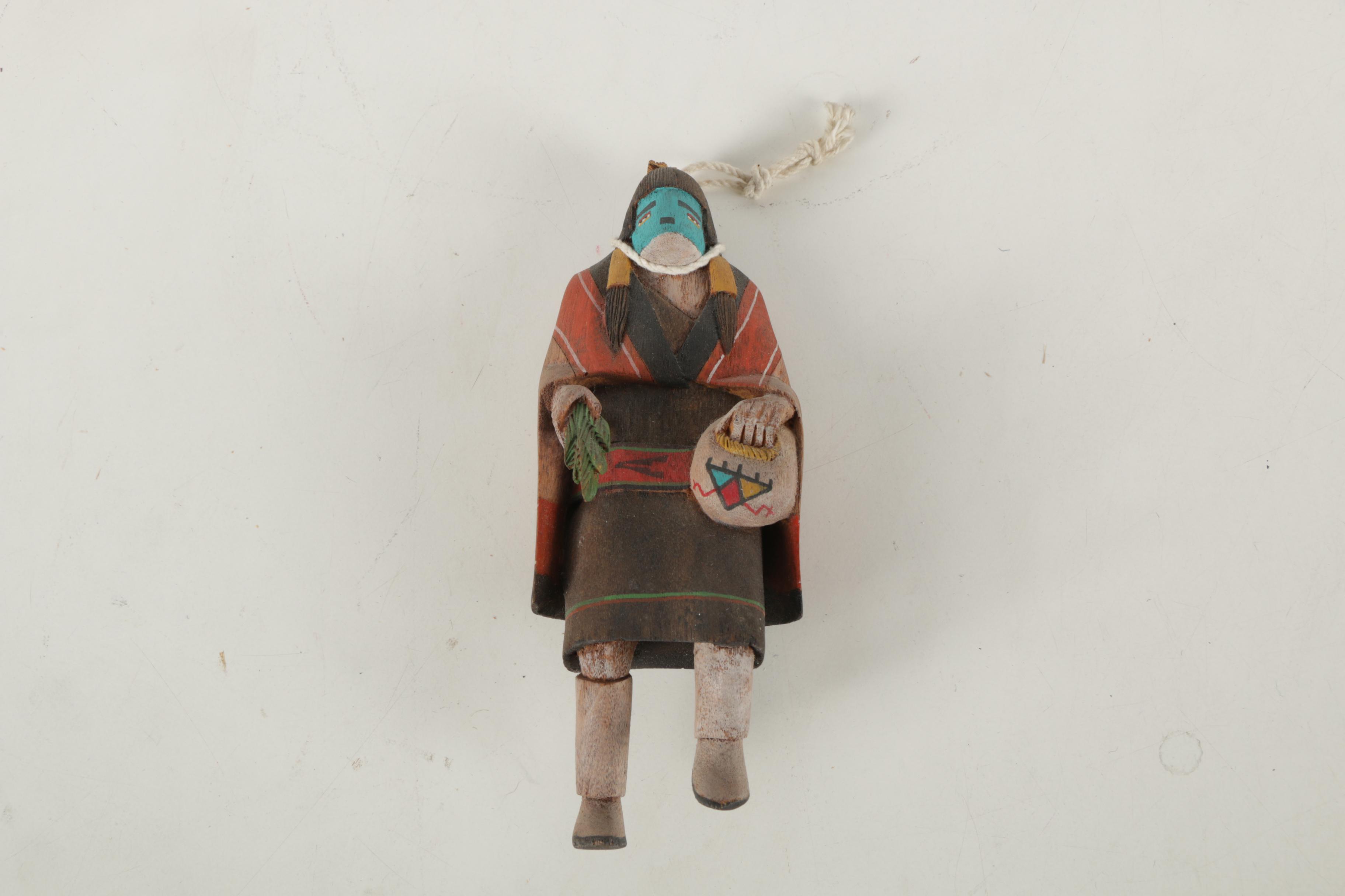 Kachina Style Wooden Figurines