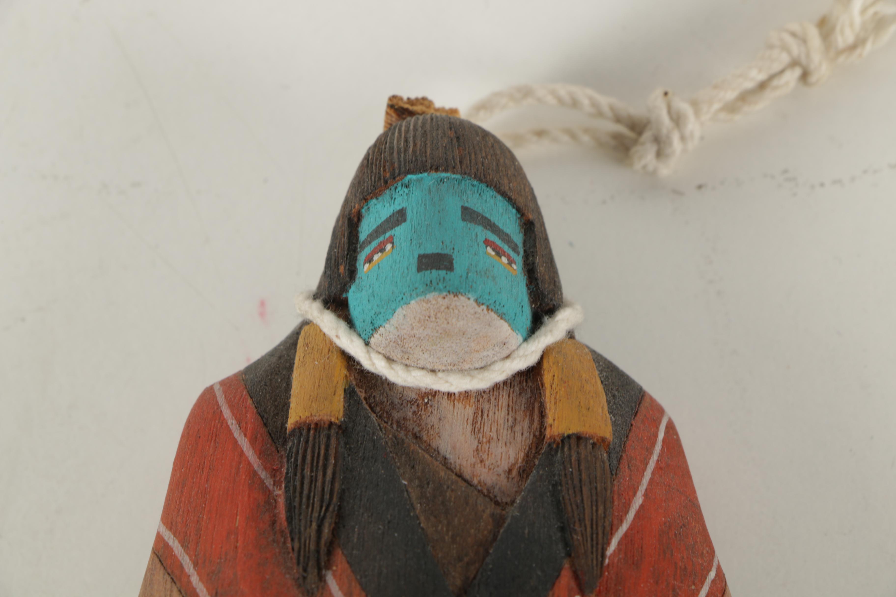 Kachina Style Wooden Figurines