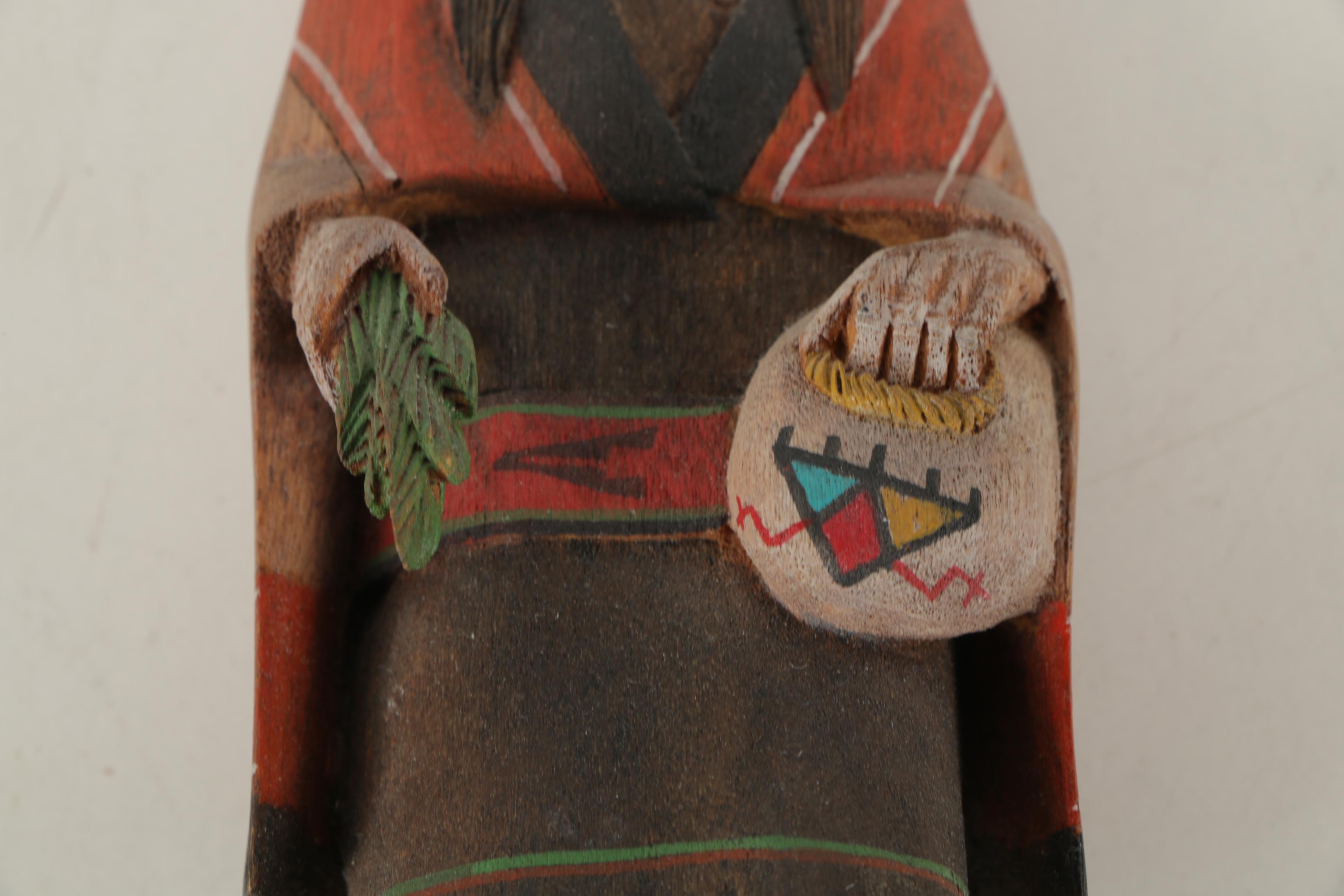 Kachina Style Wooden Figurines