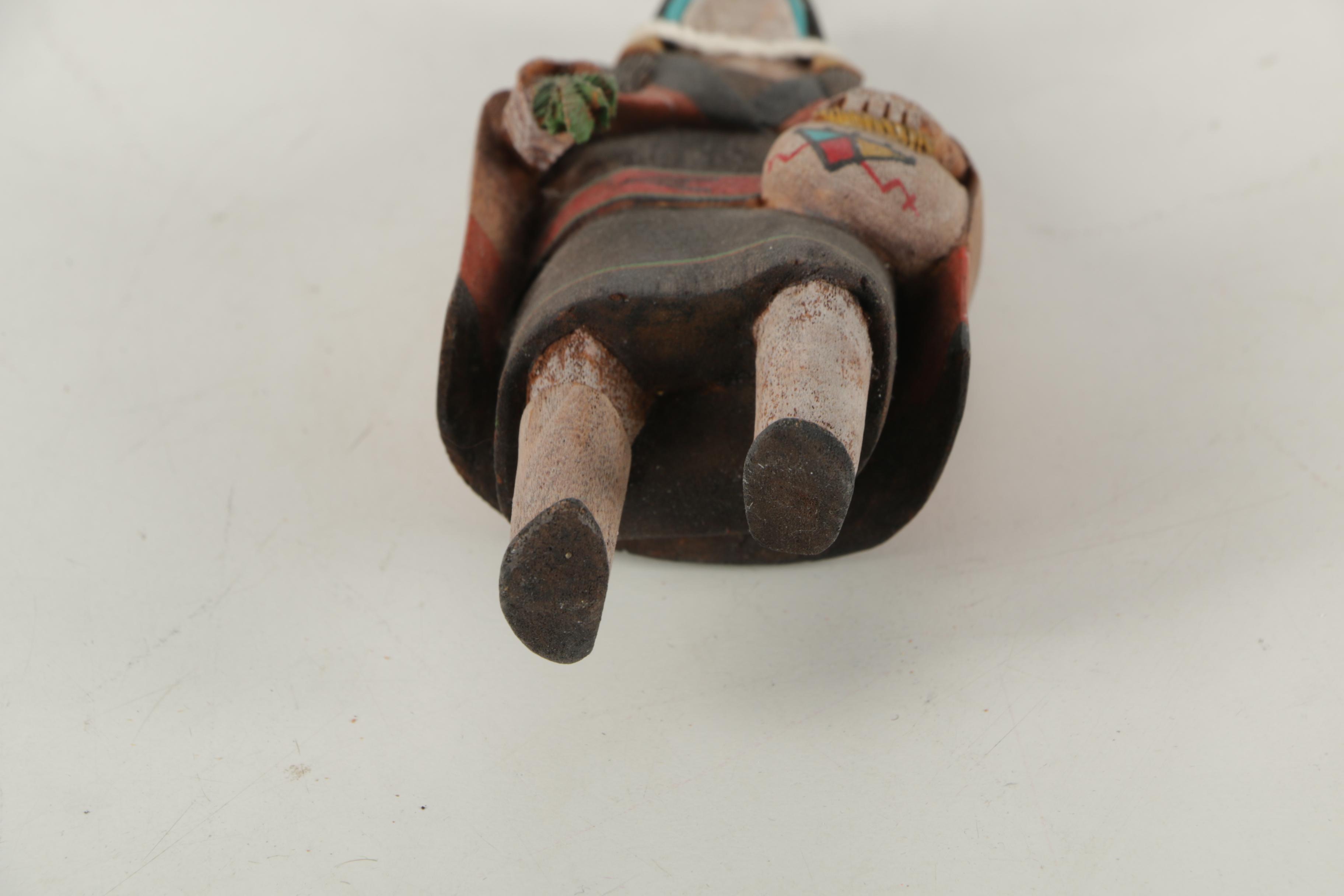 Kachina Style Wooden Figurines