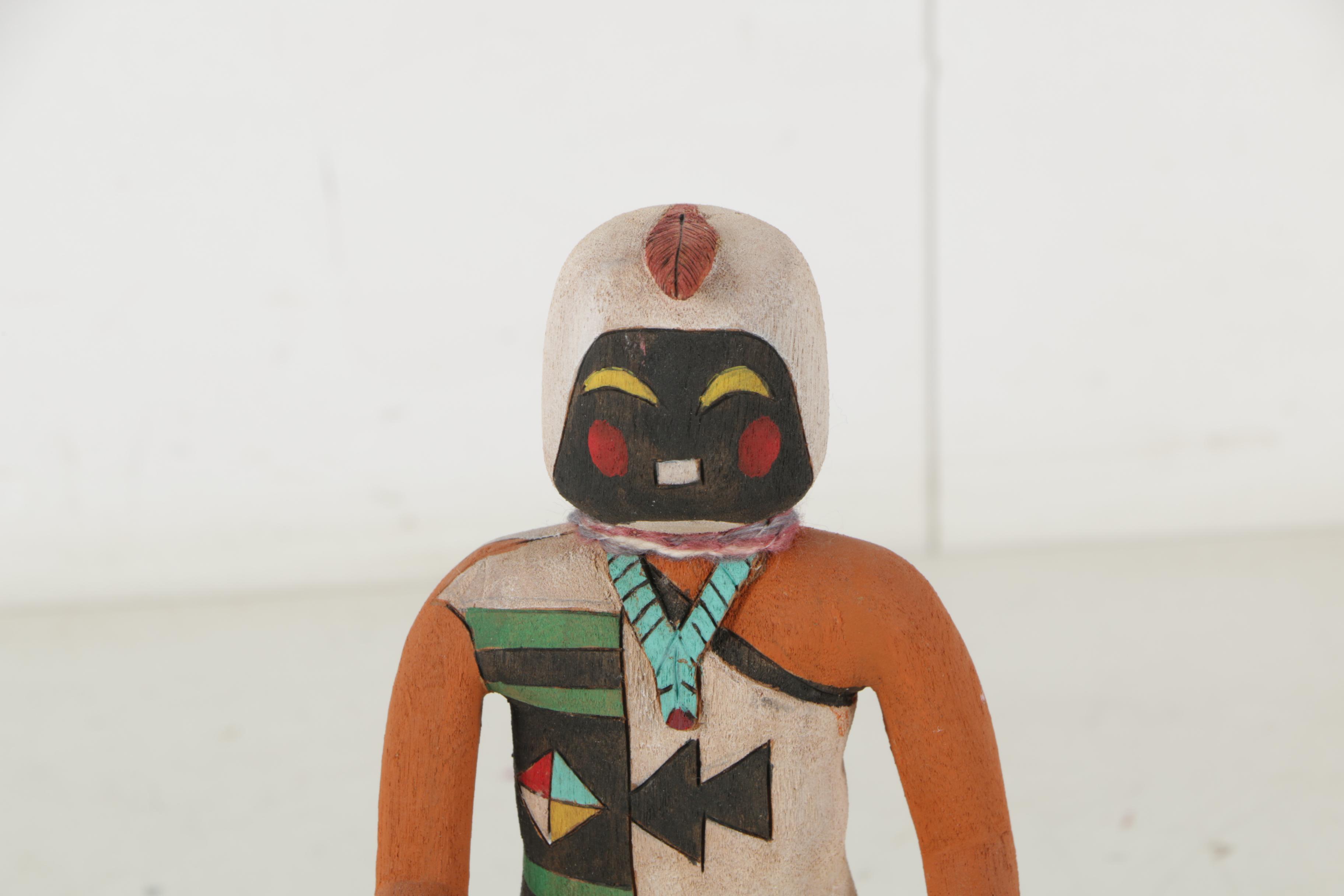 Kachina Style Wooden Figurines