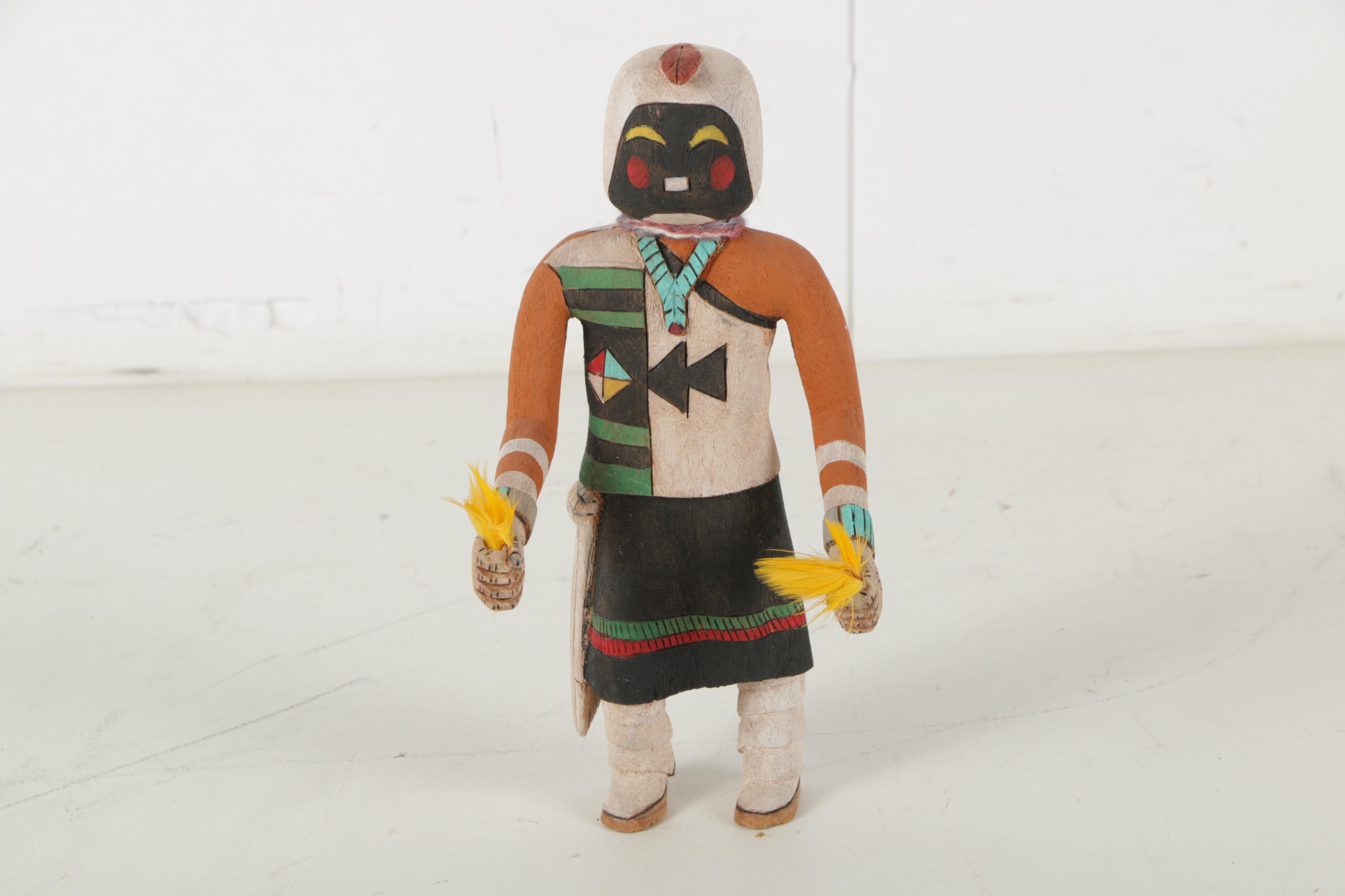 Kachina Style Wooden Figurines