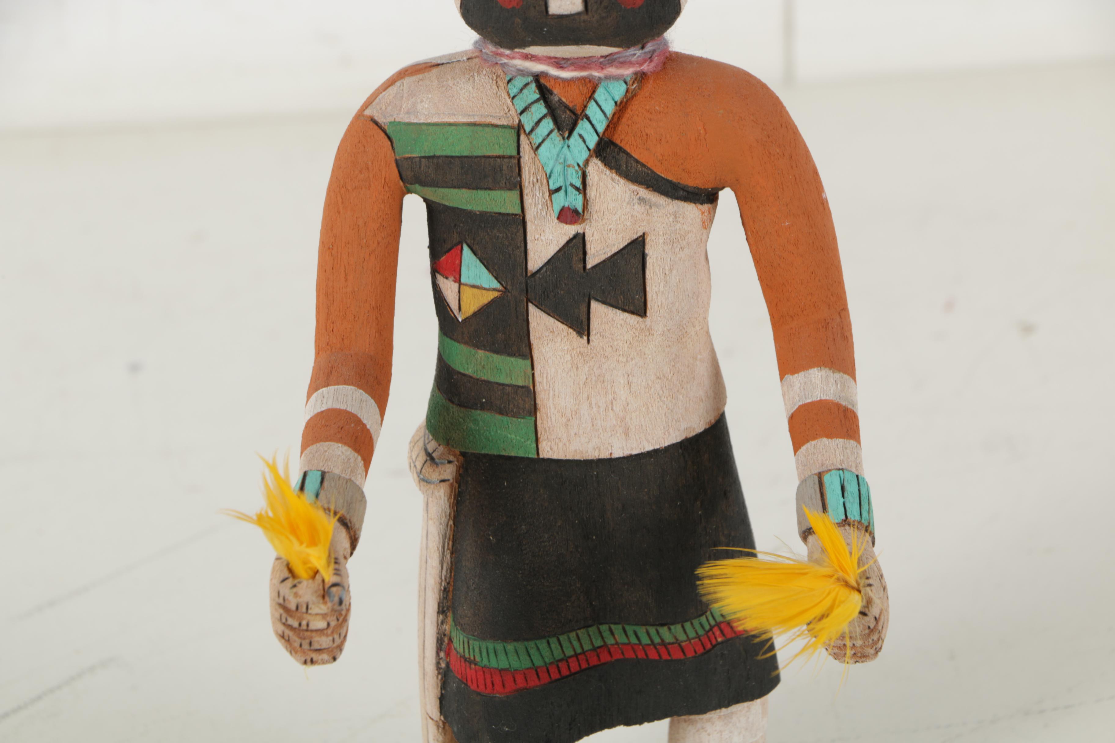 Kachina Style Wooden Figurines