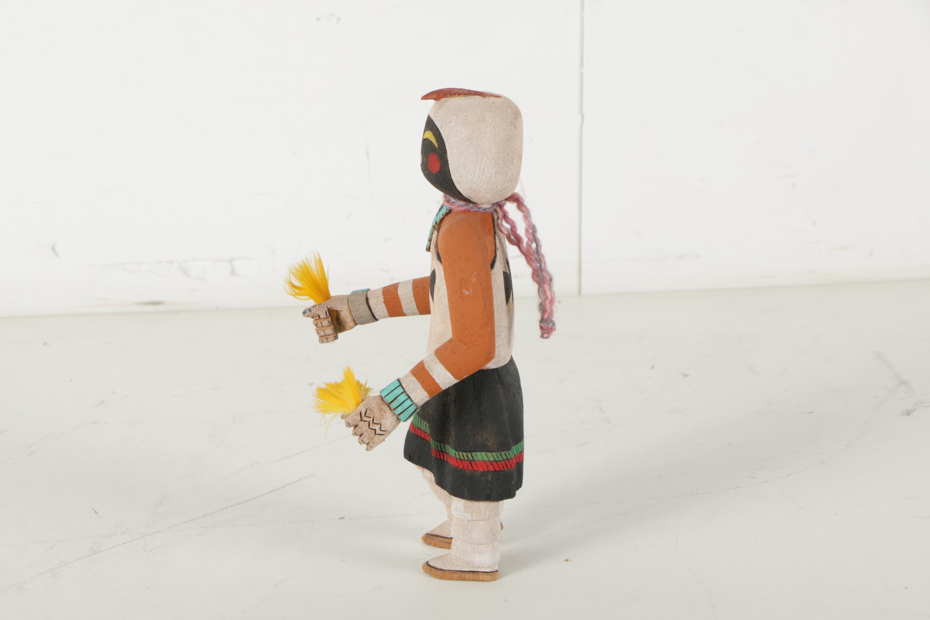 Kachina Style Wooden Figurines
