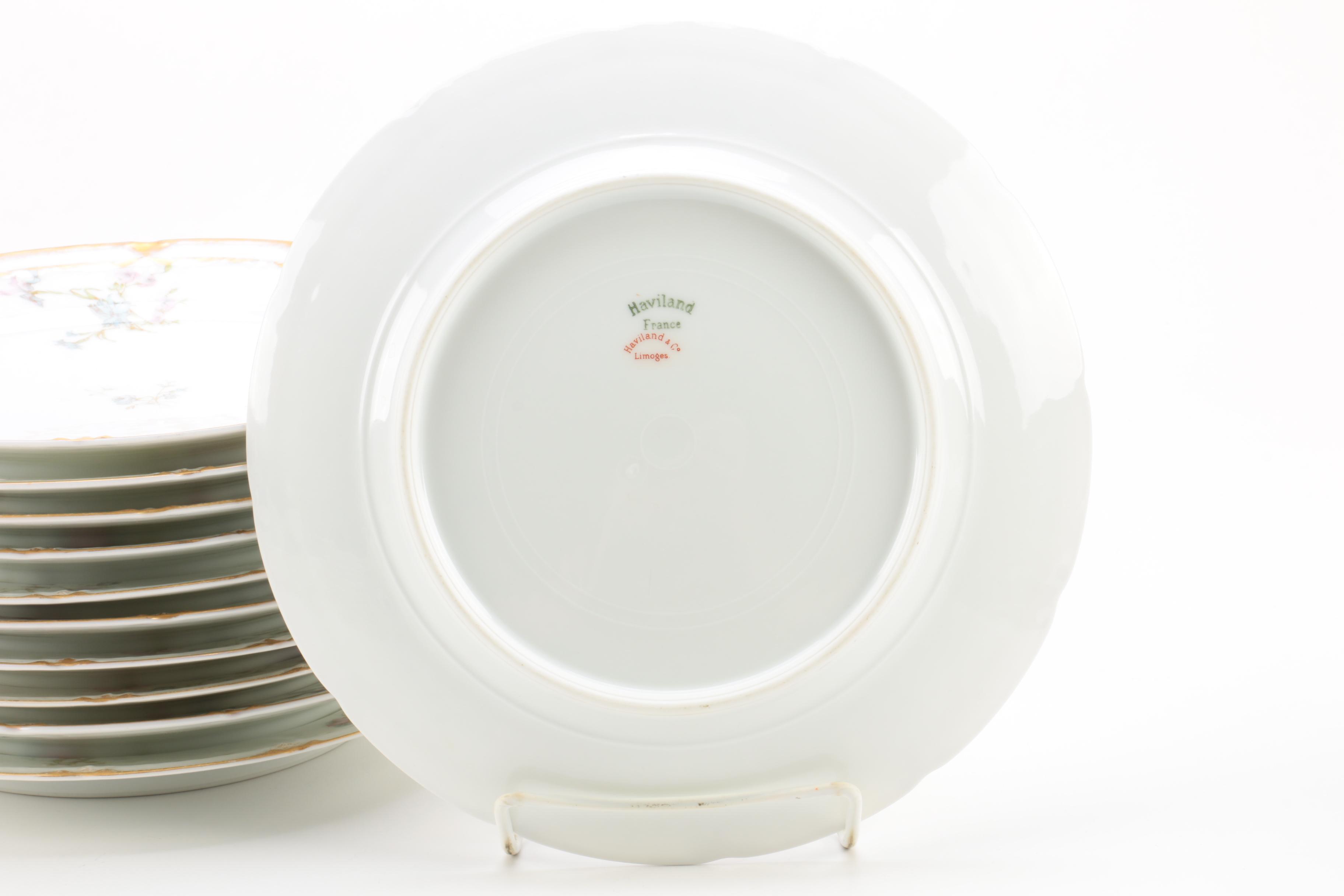 Vintage Haviland Limoges Porcelain Tableware