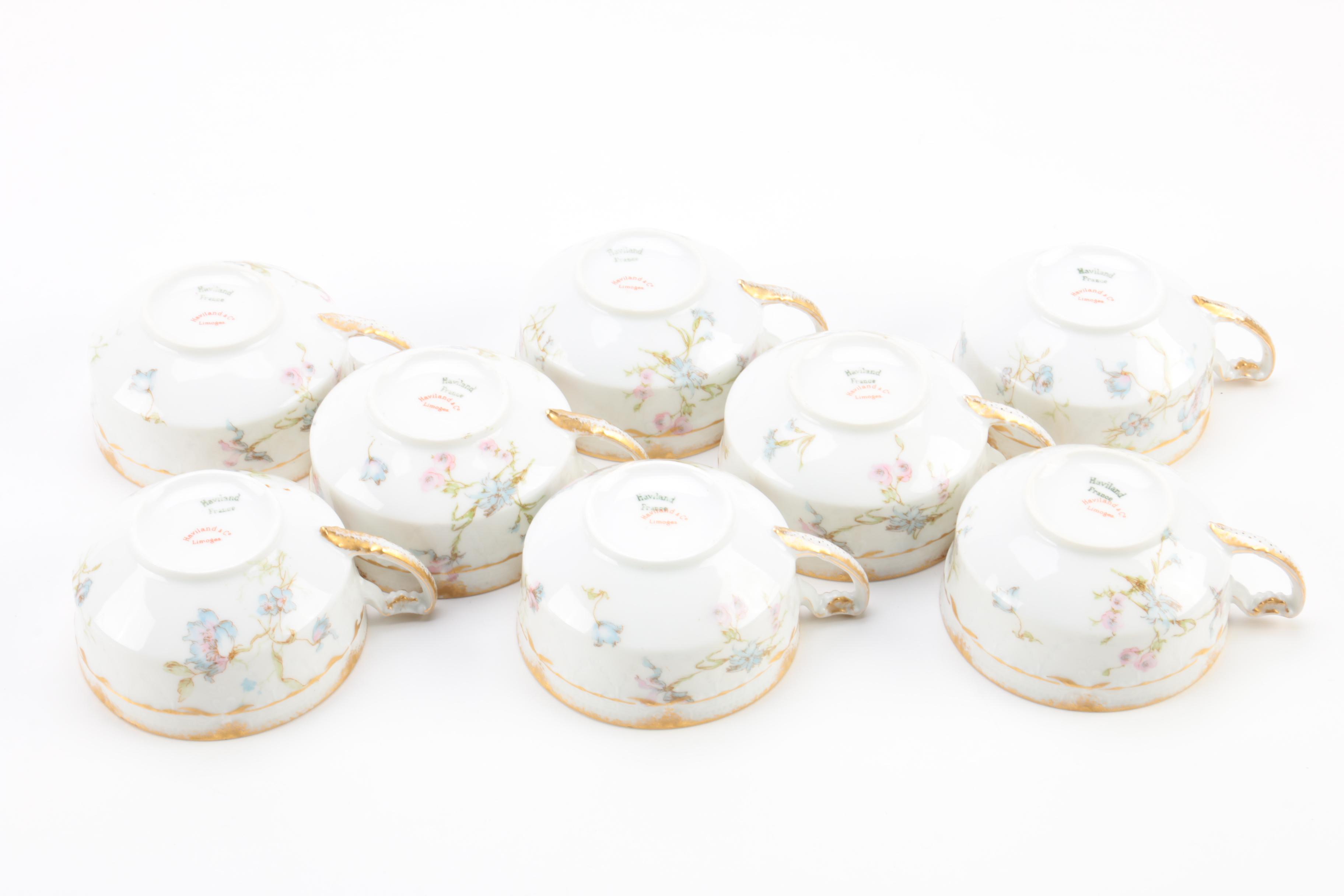 Vintage Haviland Limoges Porcelain Tableware