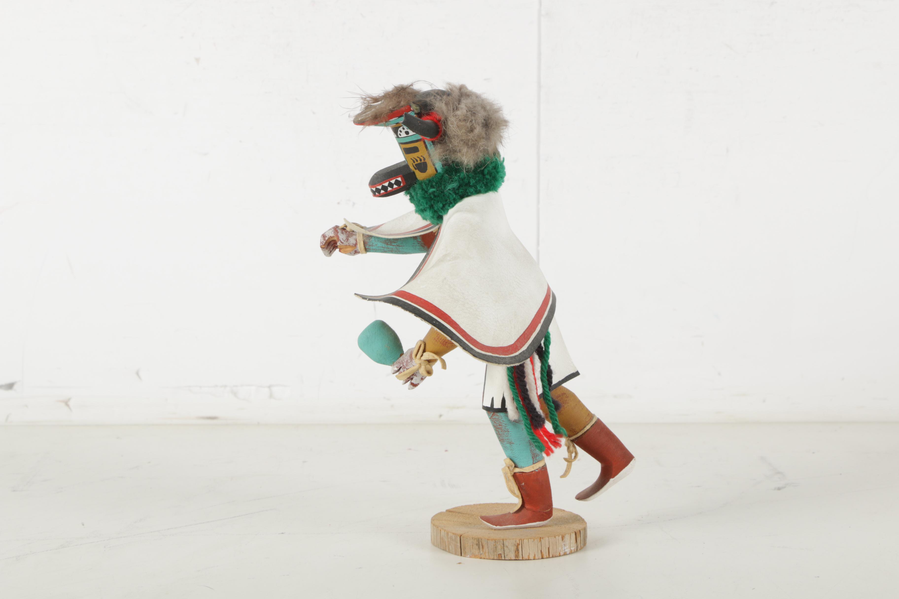 F. Largo Kachina-Style Wooden Sculpture "Hototo"