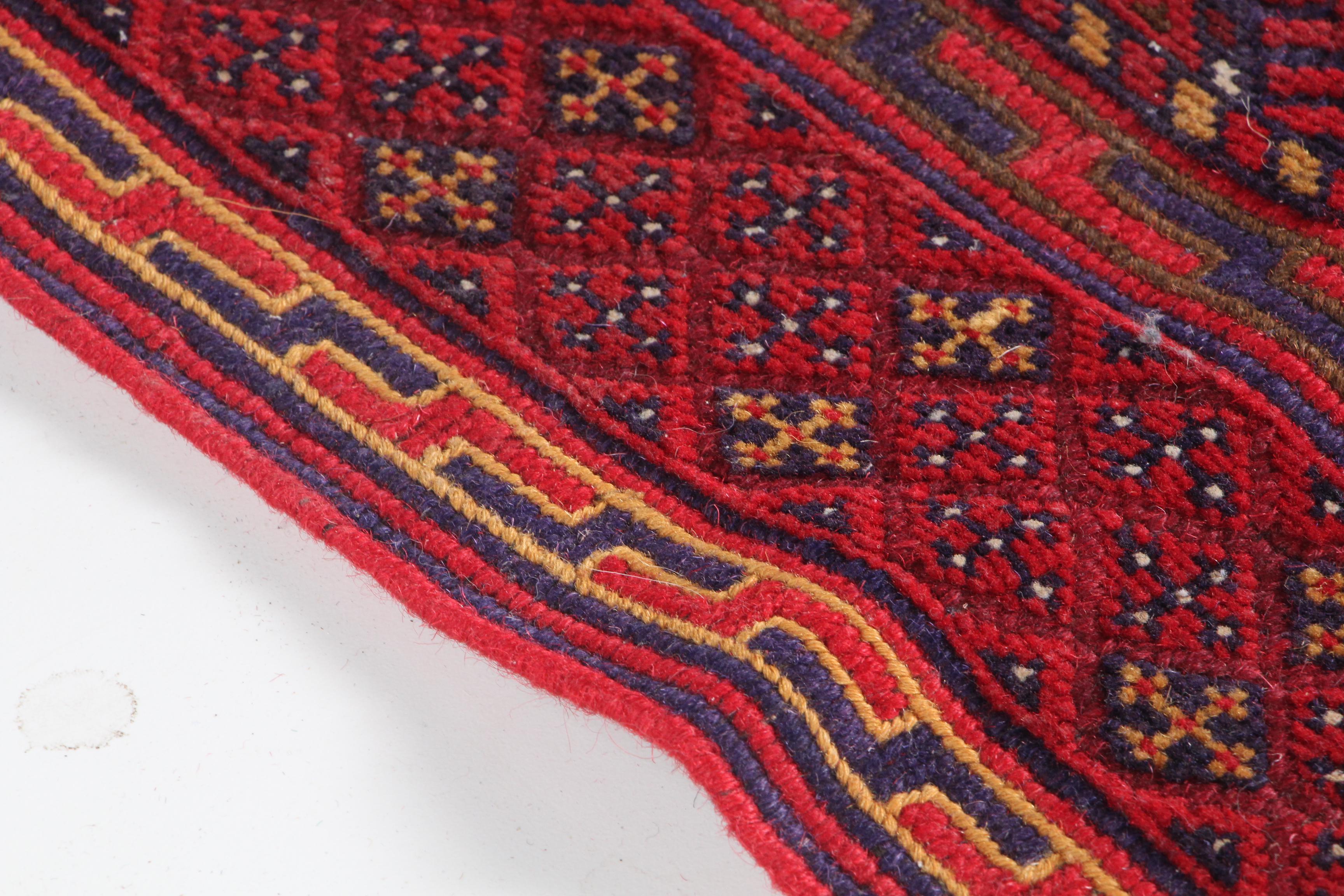 Handwoven Turkmen Wool Area Rug