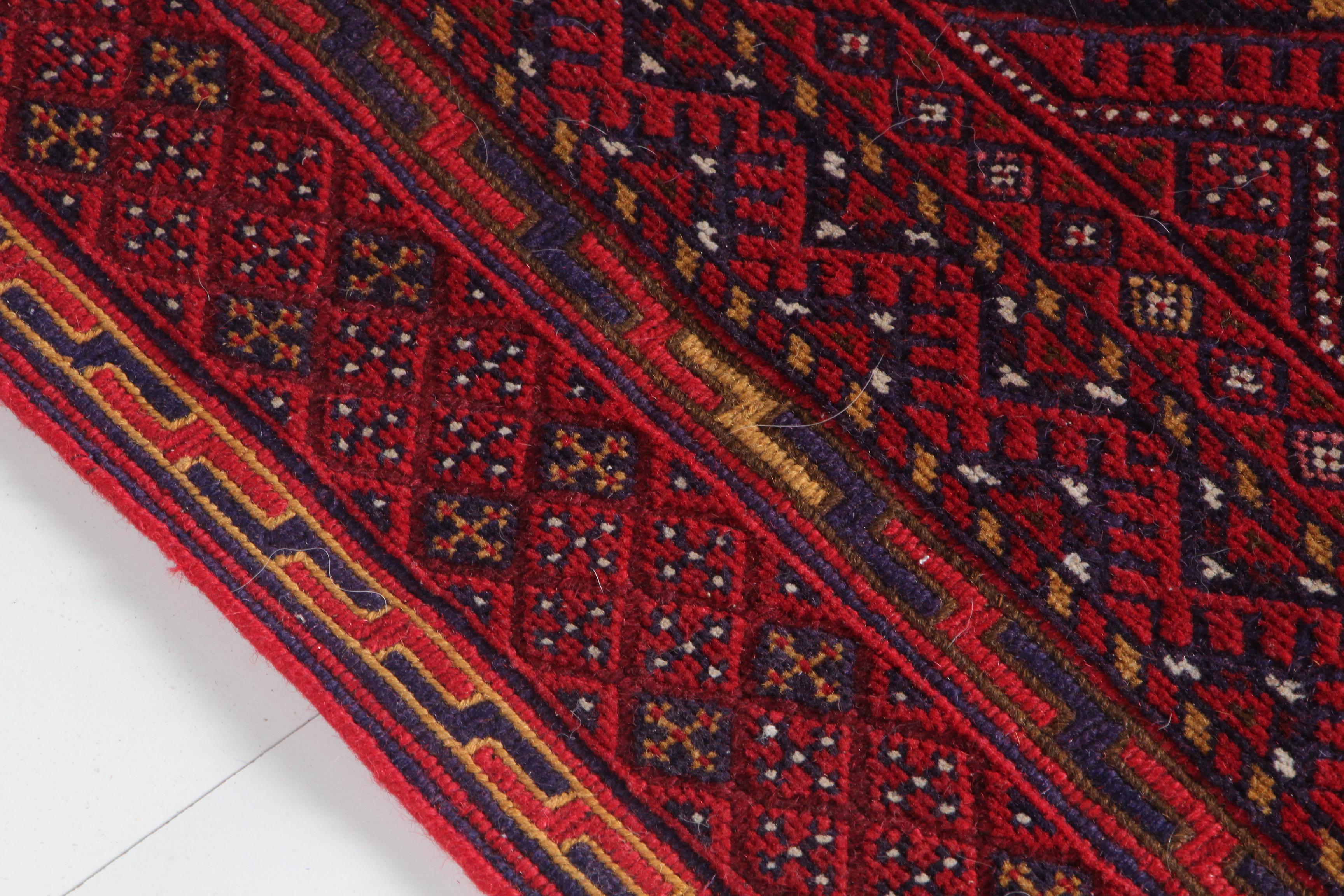 Handwoven Turkmen Wool Area Rug