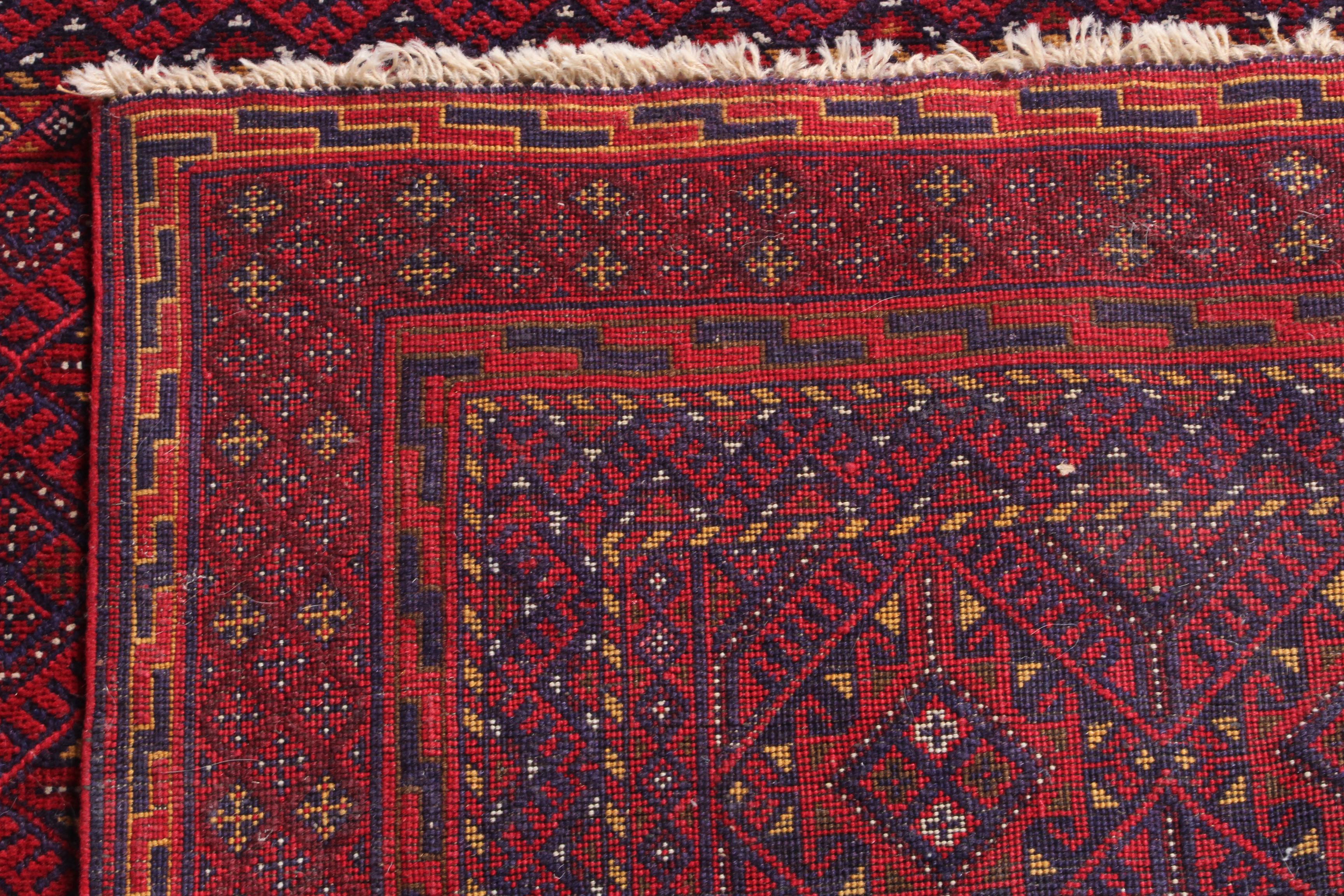 Handwoven Turkmen Wool Area Rug