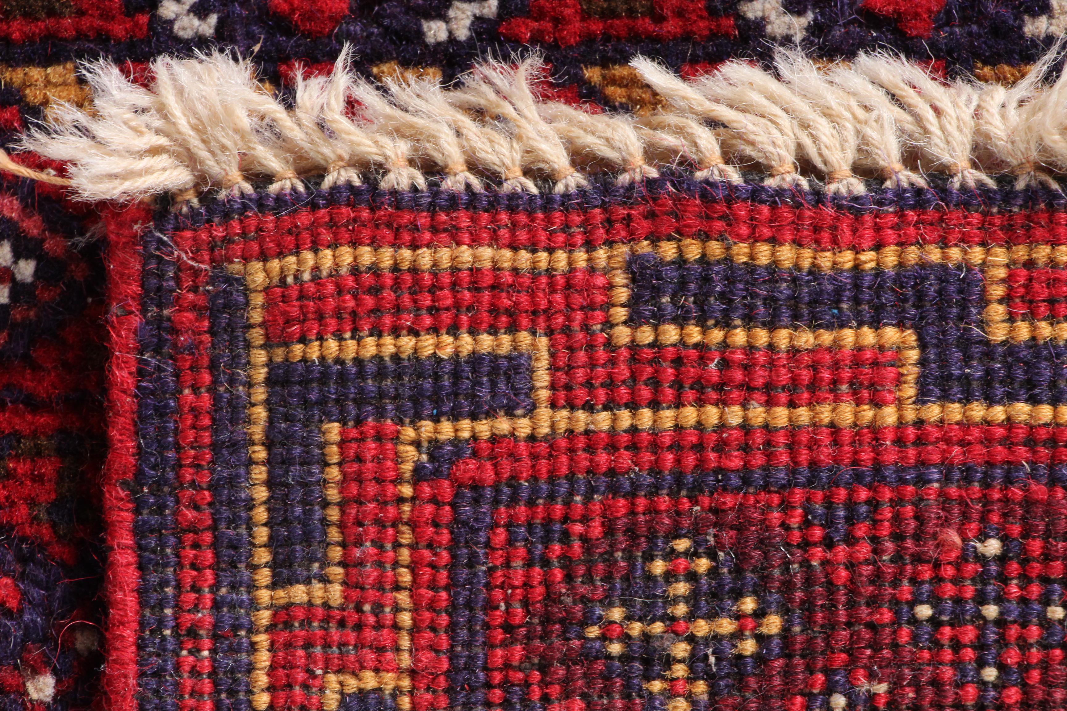 Handwoven Turkmen Wool Area Rug