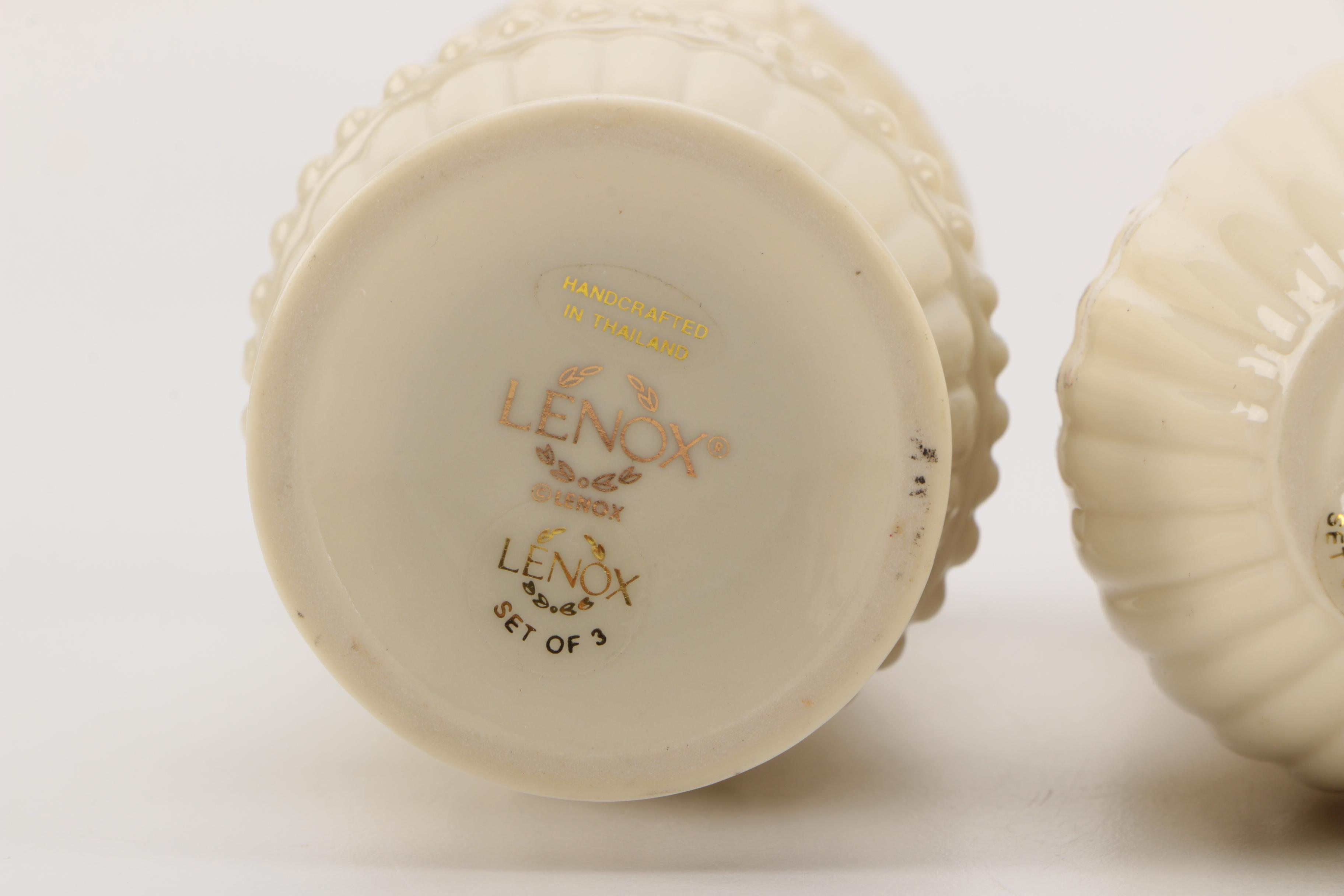 Lenox Porcelain Vases