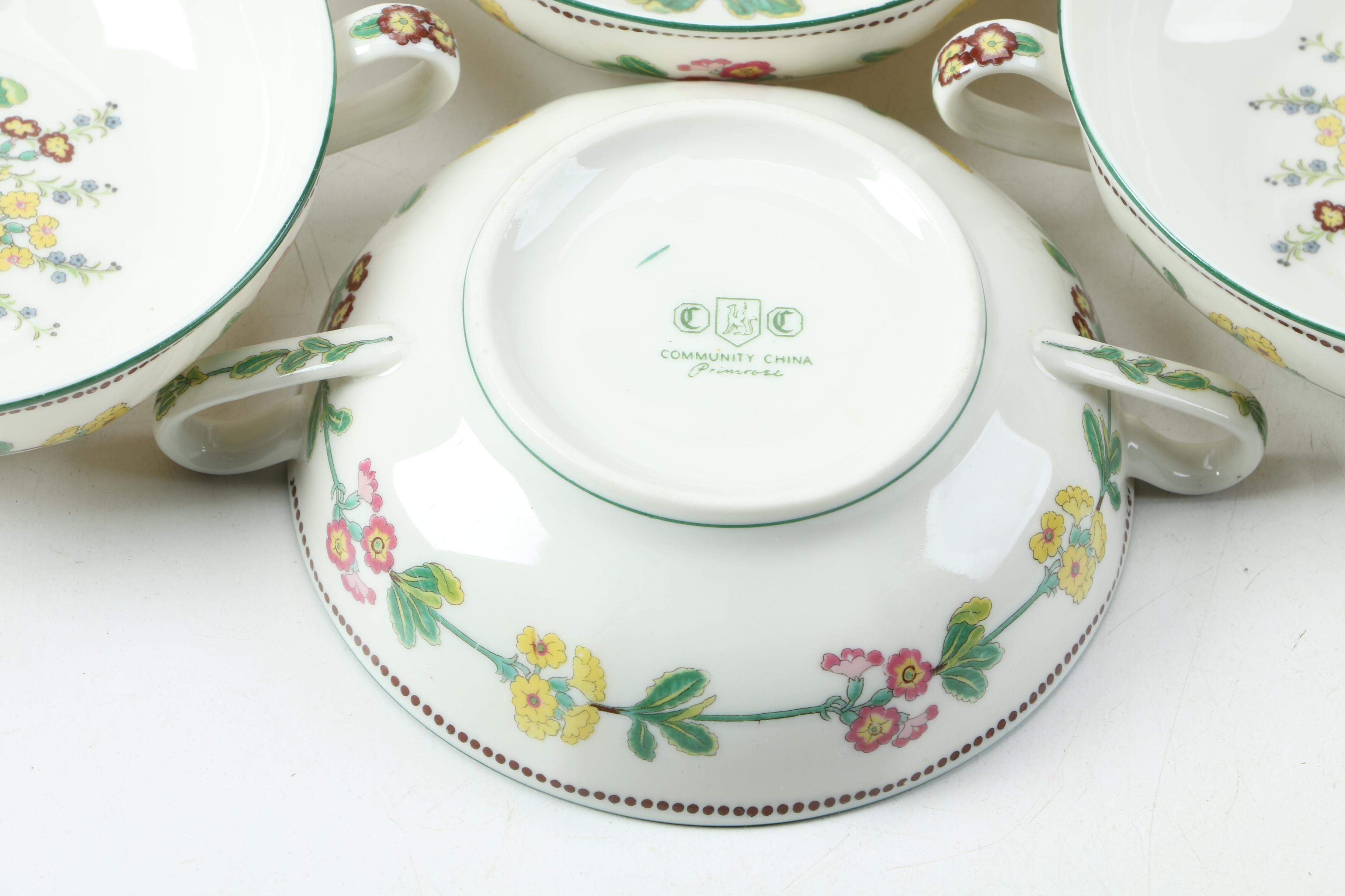 Community China "Primrose" Dinnerware