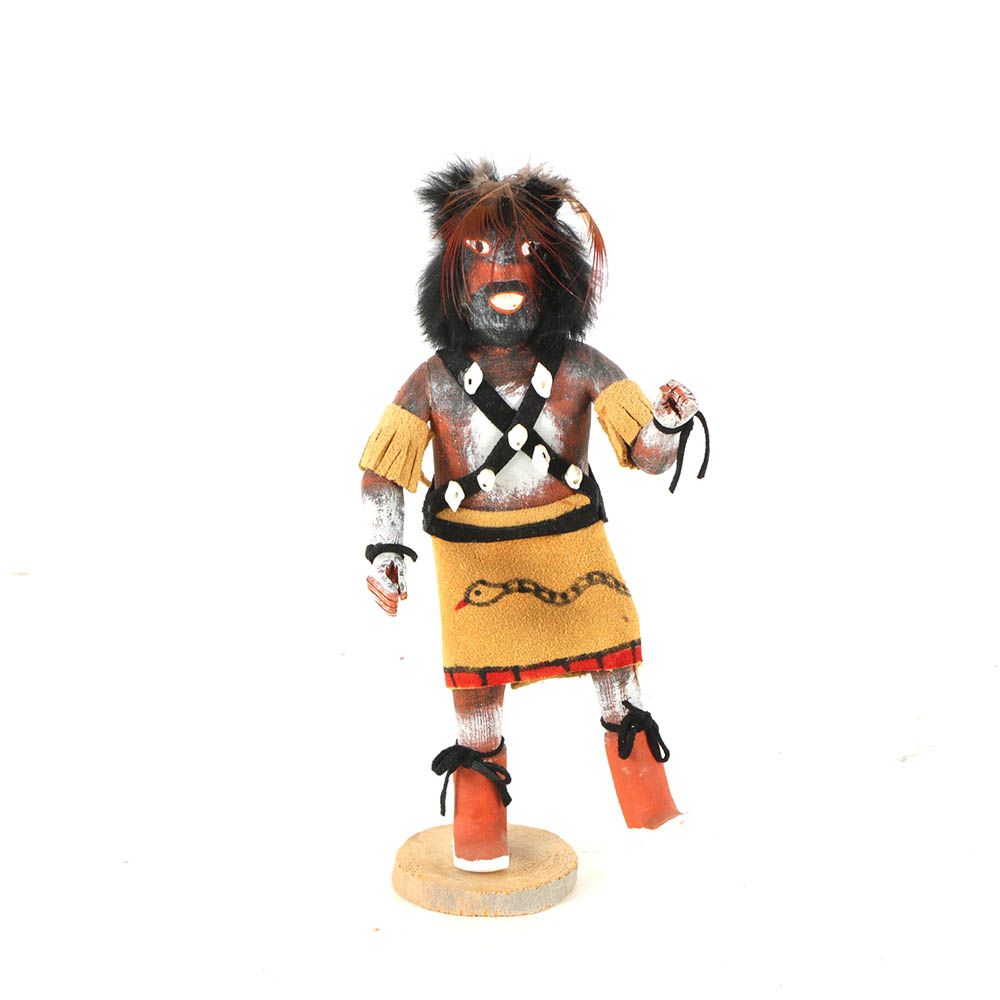Snake Dancer Wooden Kachina Doll